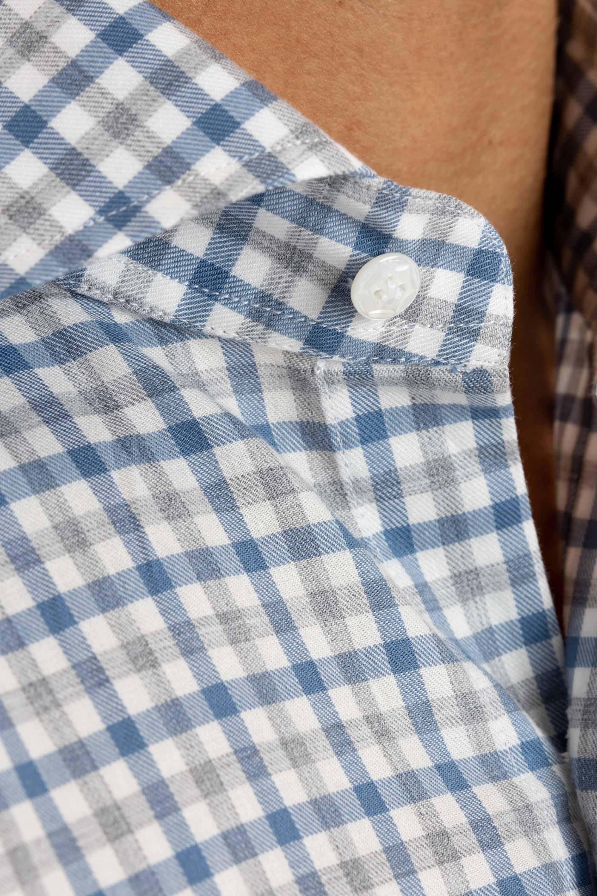 Camicia micro quadretto linea Dandylife LFU13P0144013.X/2 0002 Barba 