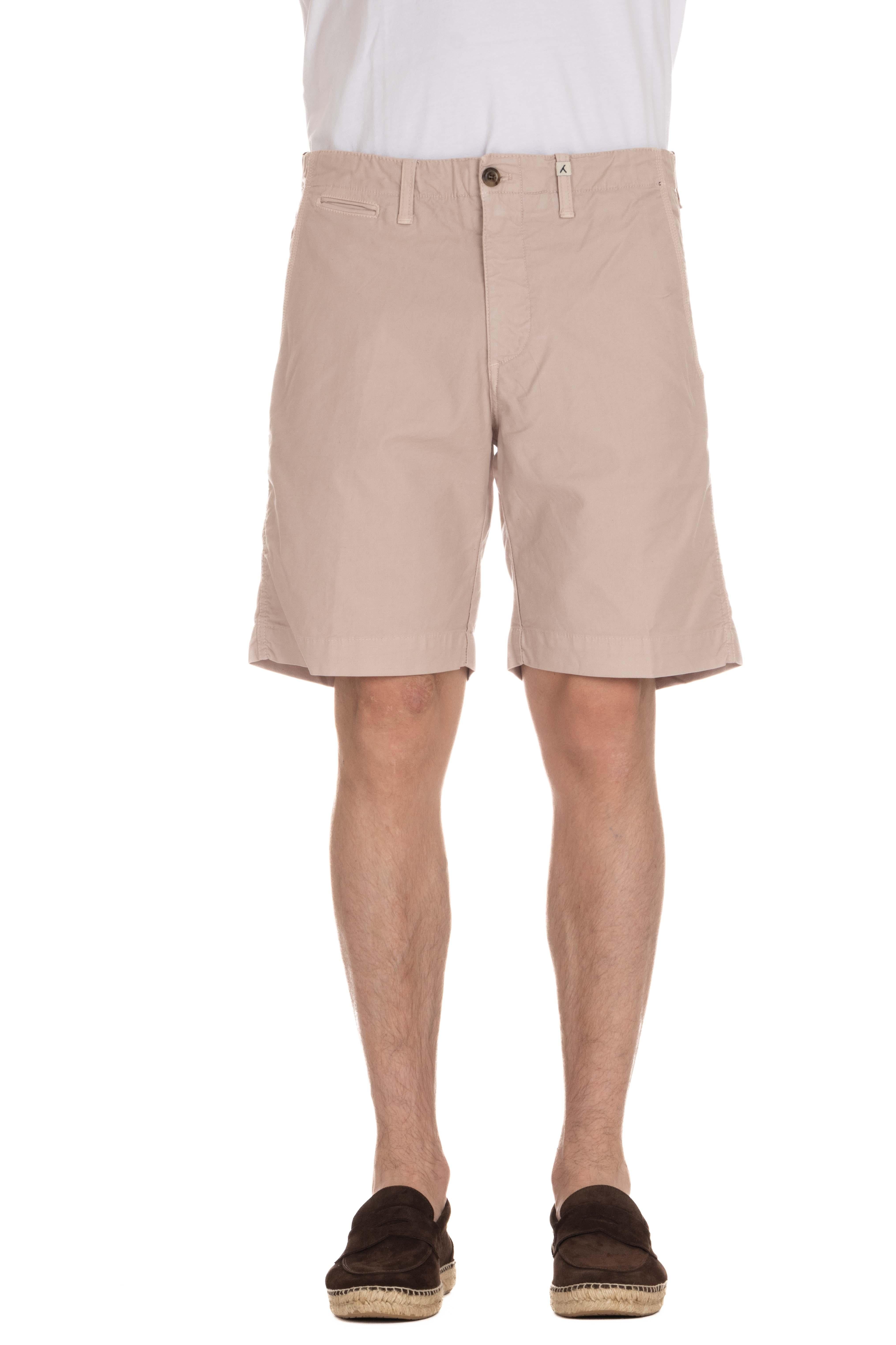 Bermuda in cotone tramato 24M84B287-FR/3 F06 Myths 