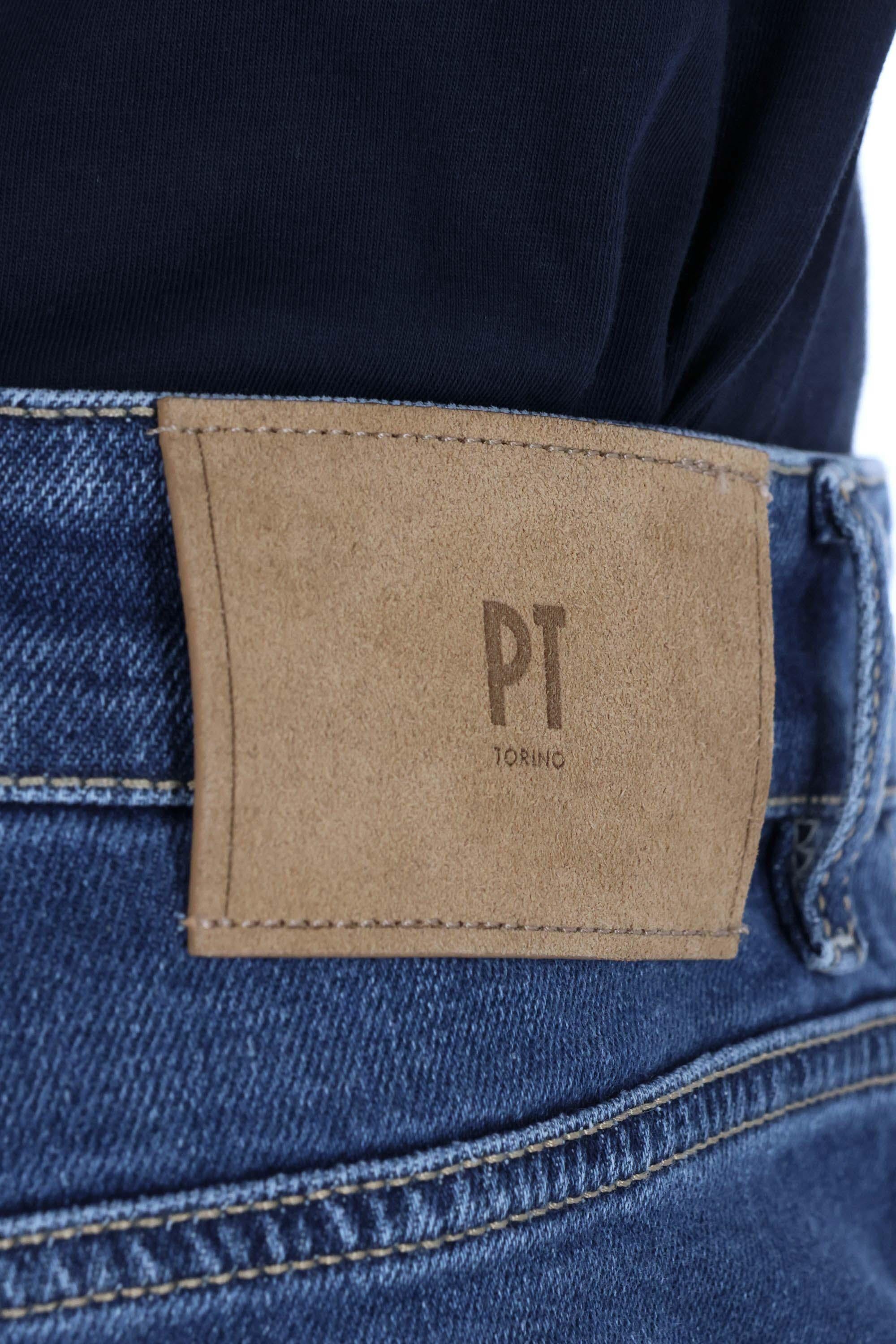 Jeans in cotone comfort Tapered fit C5-TP05B0 SH0220 MM87 PT Denim 