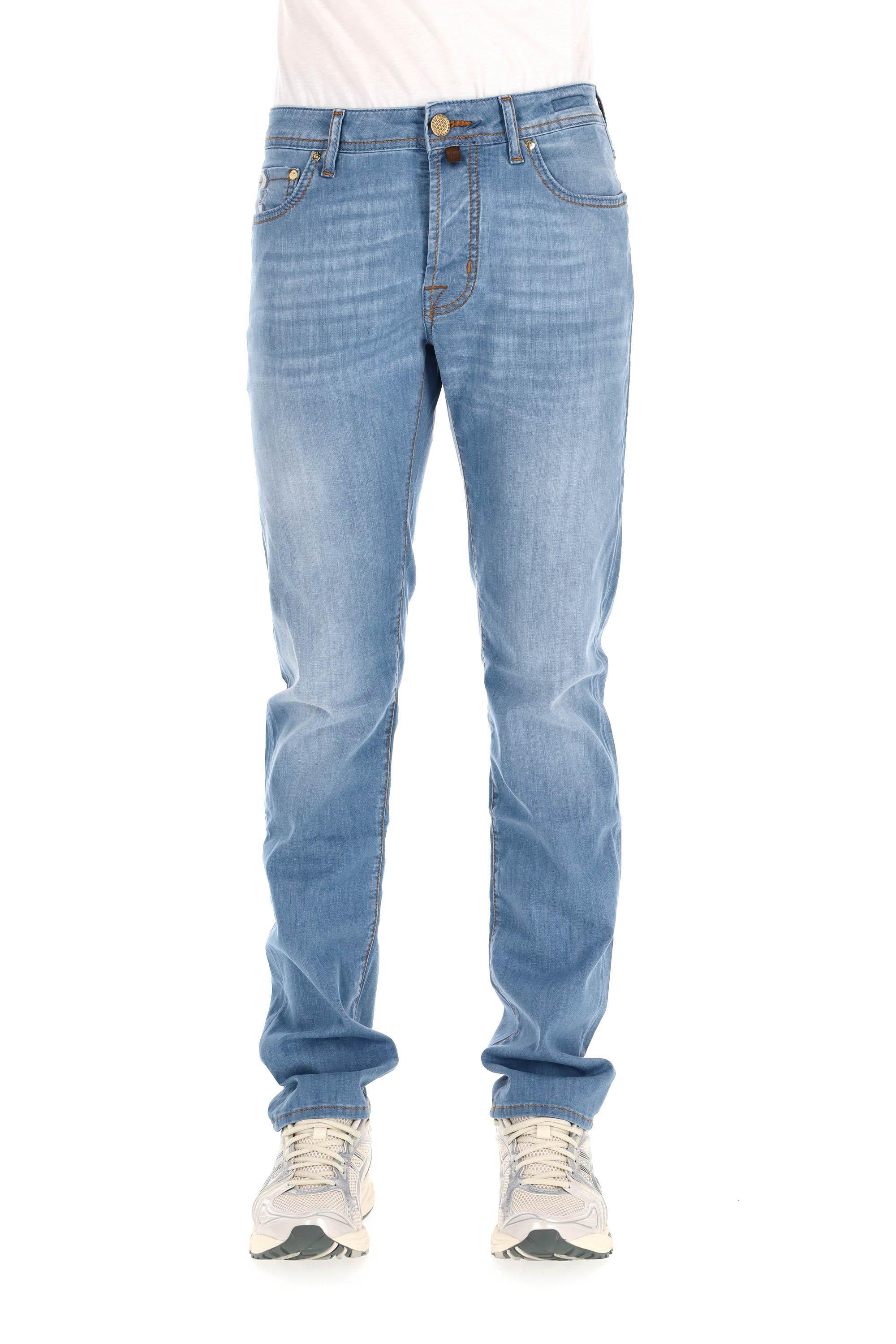 Jacob Cohen Jeans etichetta pelle Bard fit QM006 T03 S4258 300D 