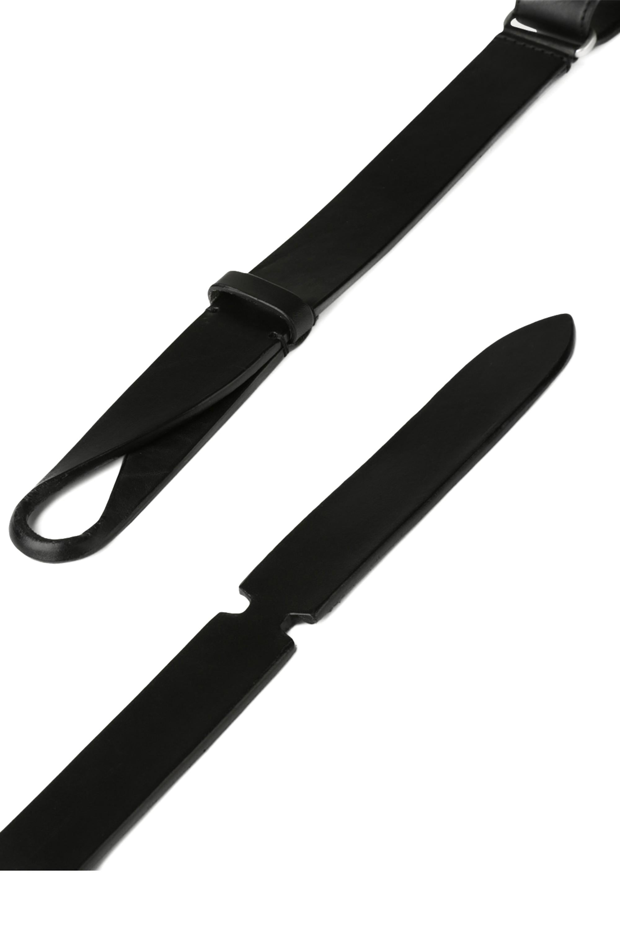Orciani Cintura in pelle No Buckle NB0004_BUL NERO 