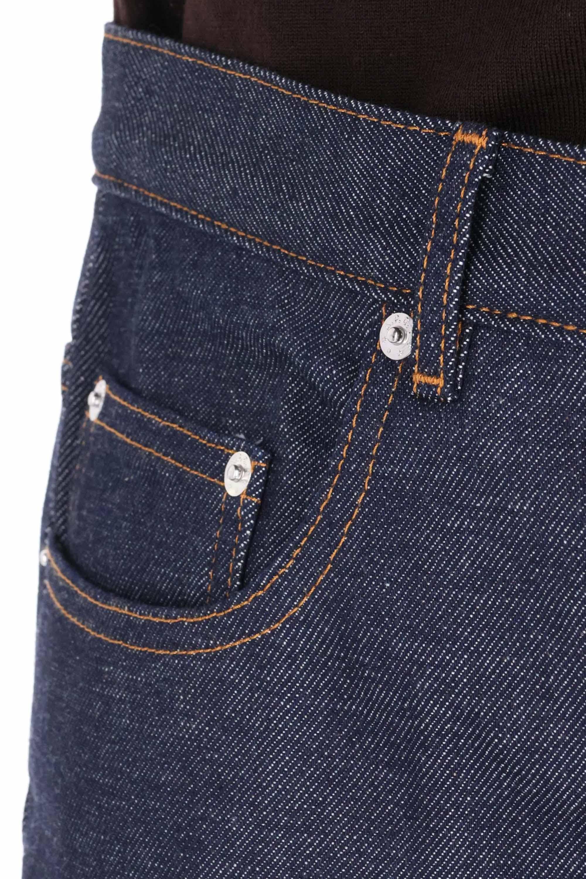 A.P.C. Jeans denim in puro cotone straight fit CODBS-M09156 IAI-INDIGO 