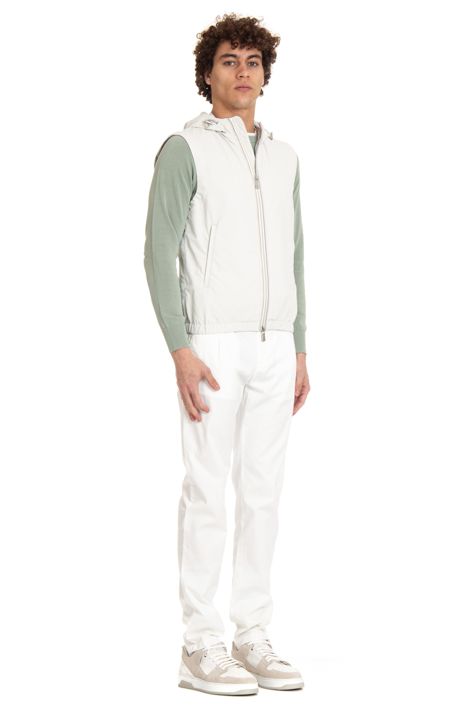 Gilet con cappuccio I75GILI11 TES0I075 02 Eleventy 