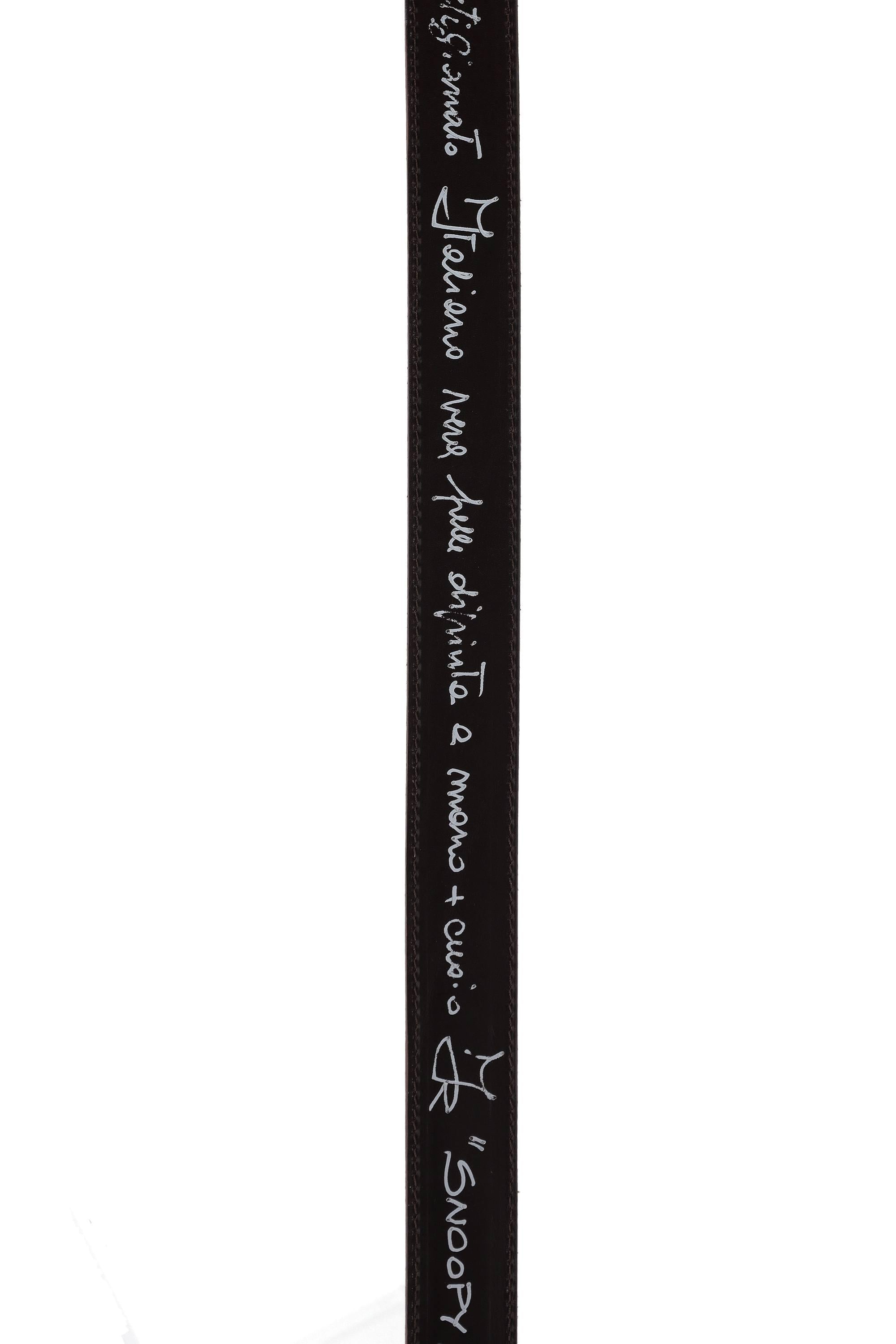 Artigianato Italiano Cintura in pelle dipinta a mano "Snoopy" SNOOPY MLTCLR 