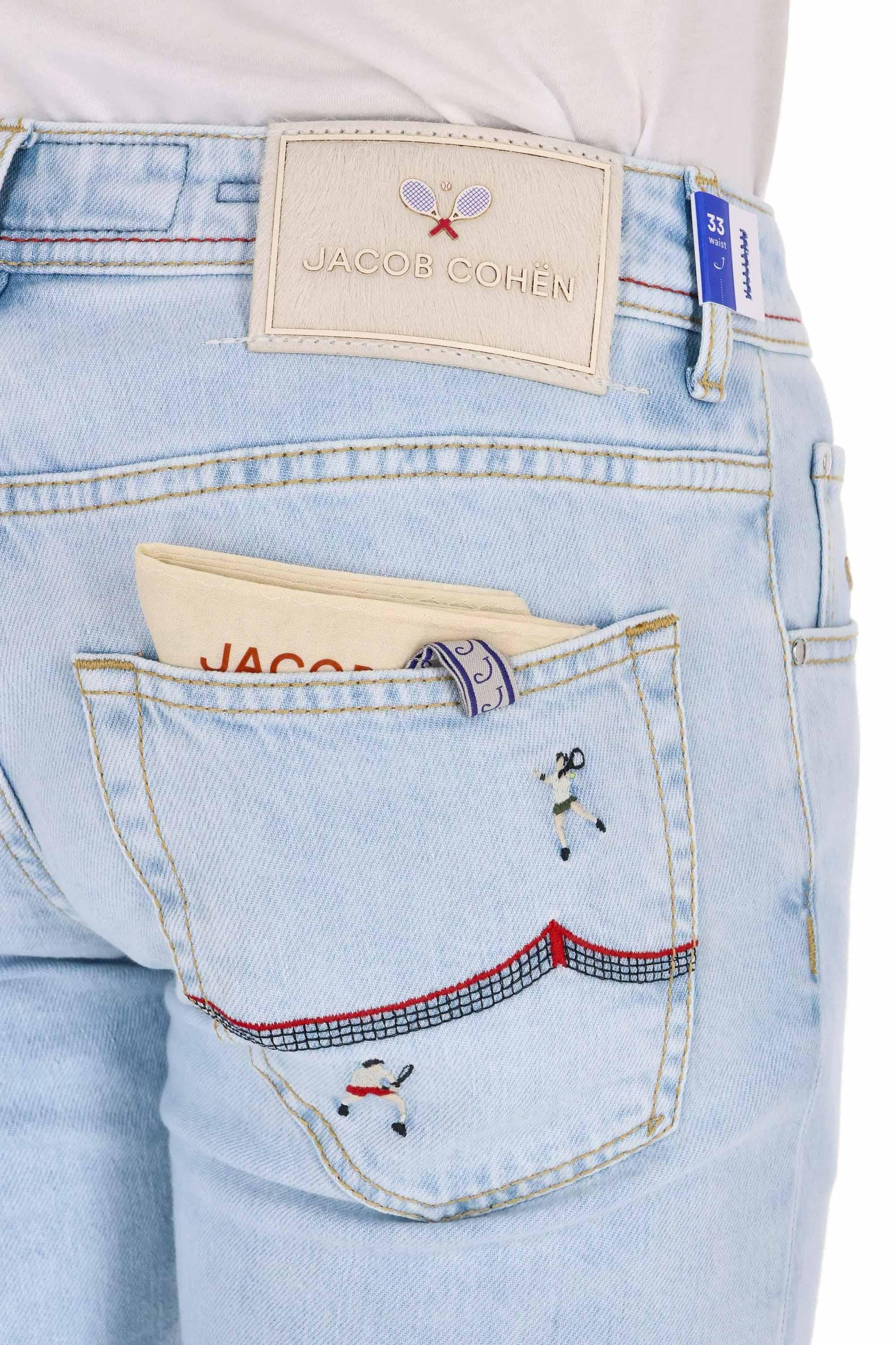 Jacob Cohen Jeans Special Edition "tennis" Nick fit QM004 032 S4252 V2 300D 
