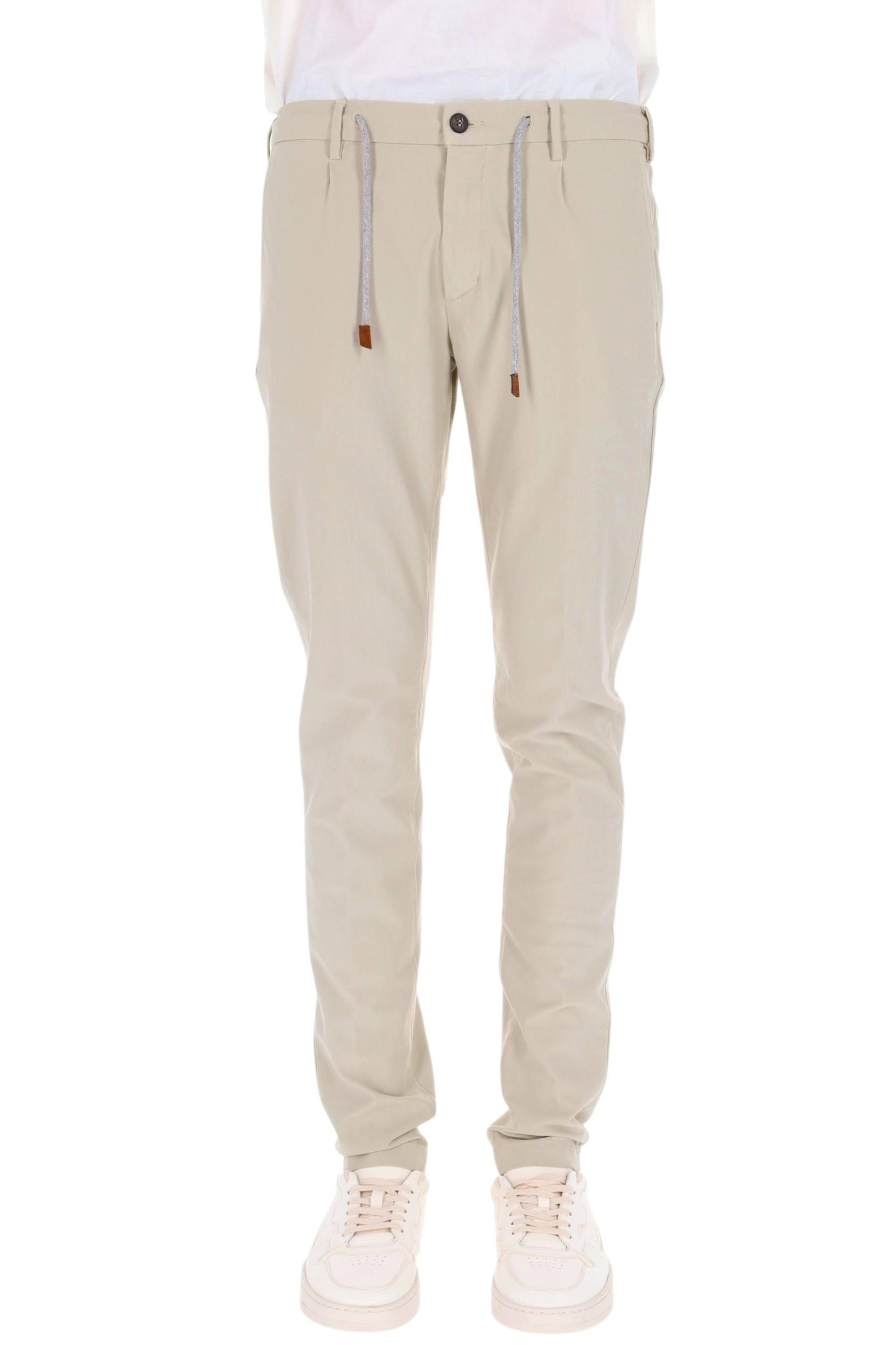Eleventy Pantalone jogger in cotone e seta X75PANB21 TET0K005 02 