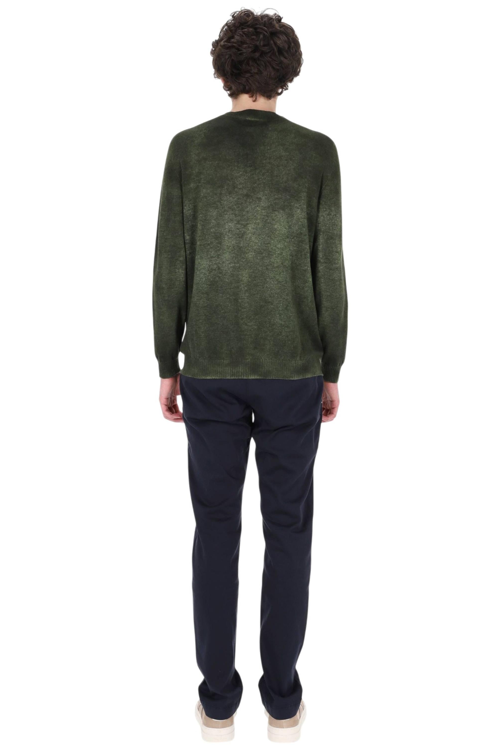 Avant Toi Maglia girocollo reversibile in cashmere light 225WU3100CLIV-H V01135 