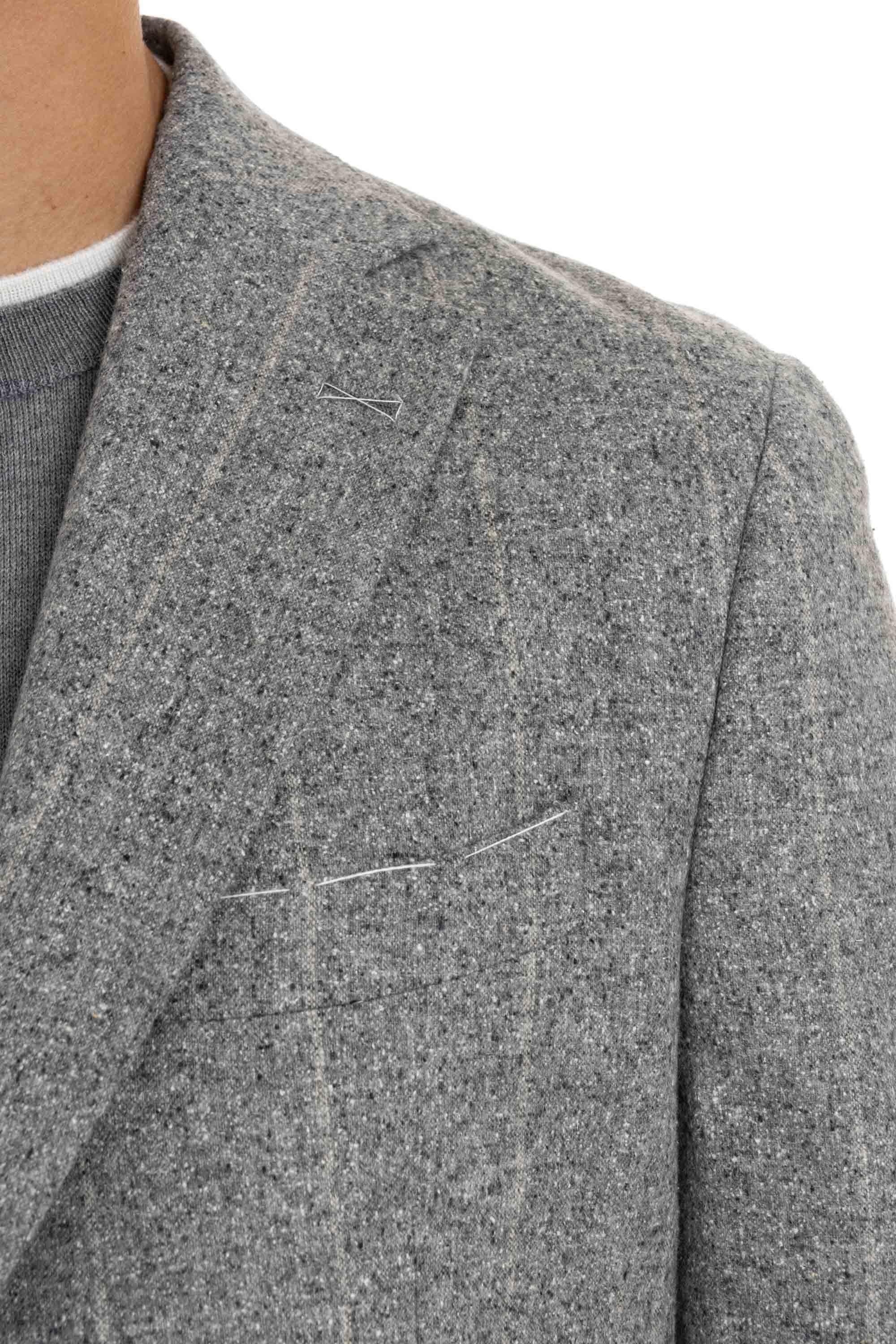 Eleventy Abito sartoriale gessato in lana-seta J75ABUD01 TES0J153 13 