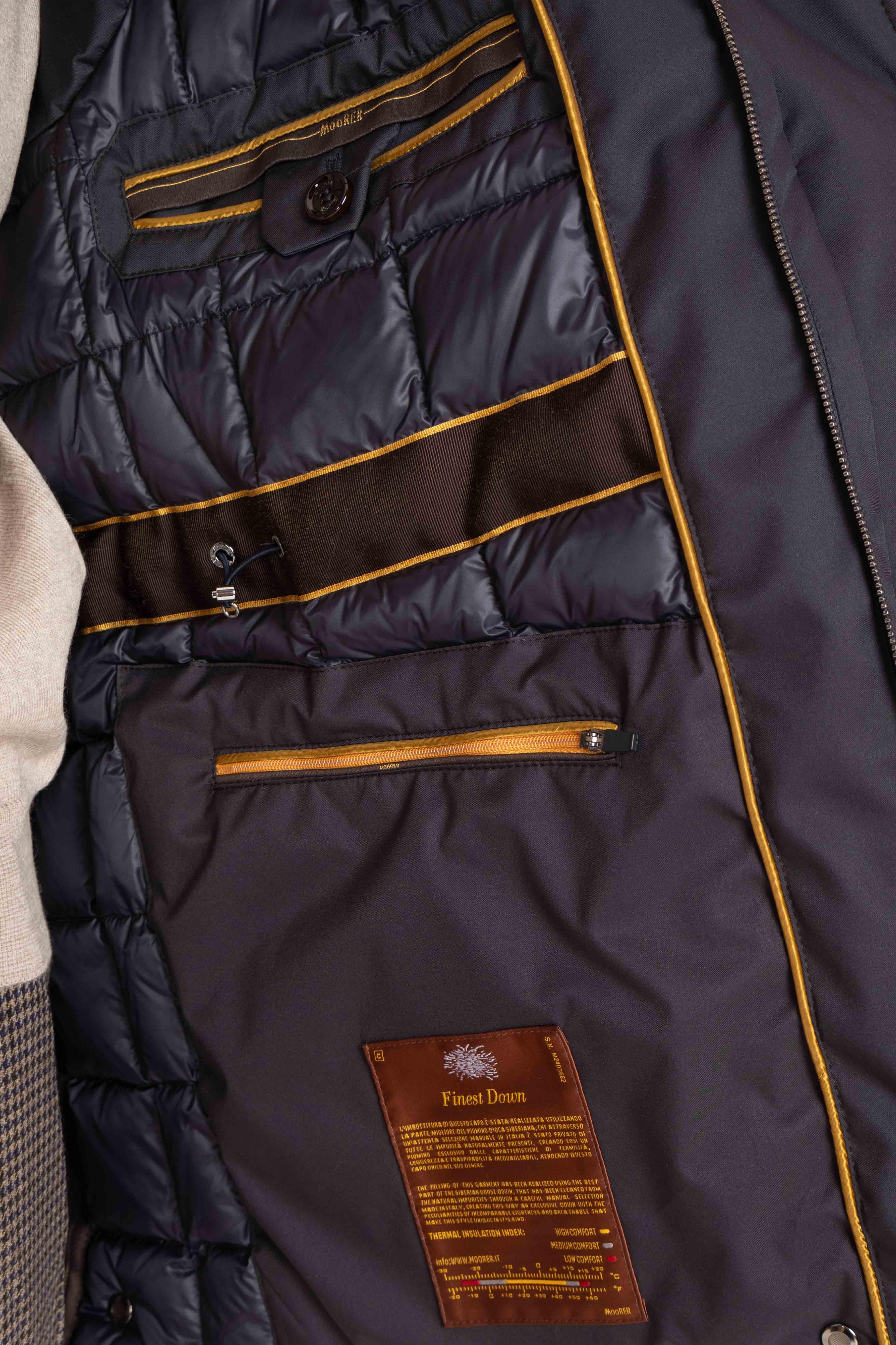 Moorer Giubbotto idrorepellente imbottito in piuma mod. Orio-Ads ORIO-ADS U0402 