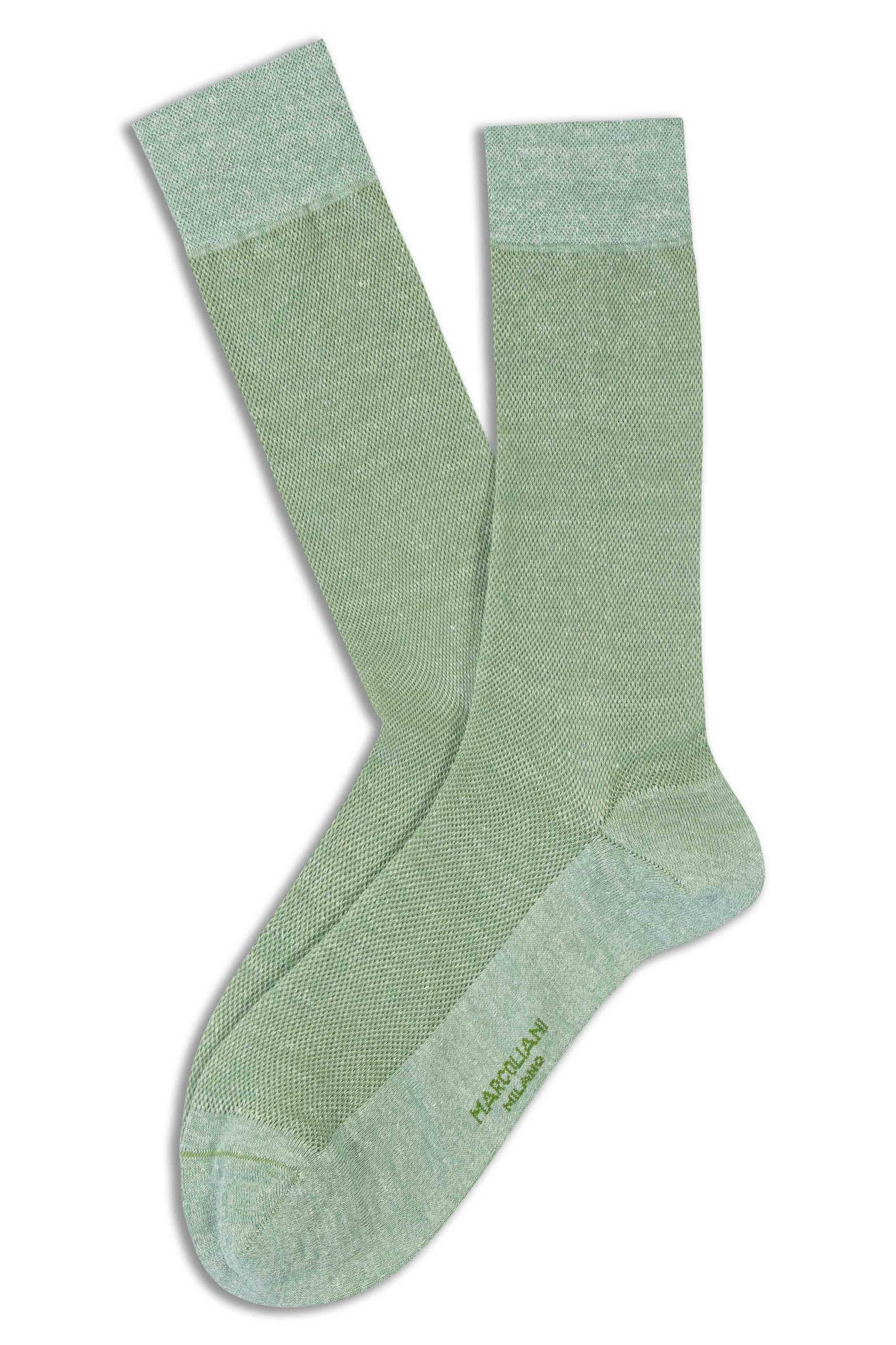Calze in lino-cotone piquè MAR4450T 016 Marcoliani 