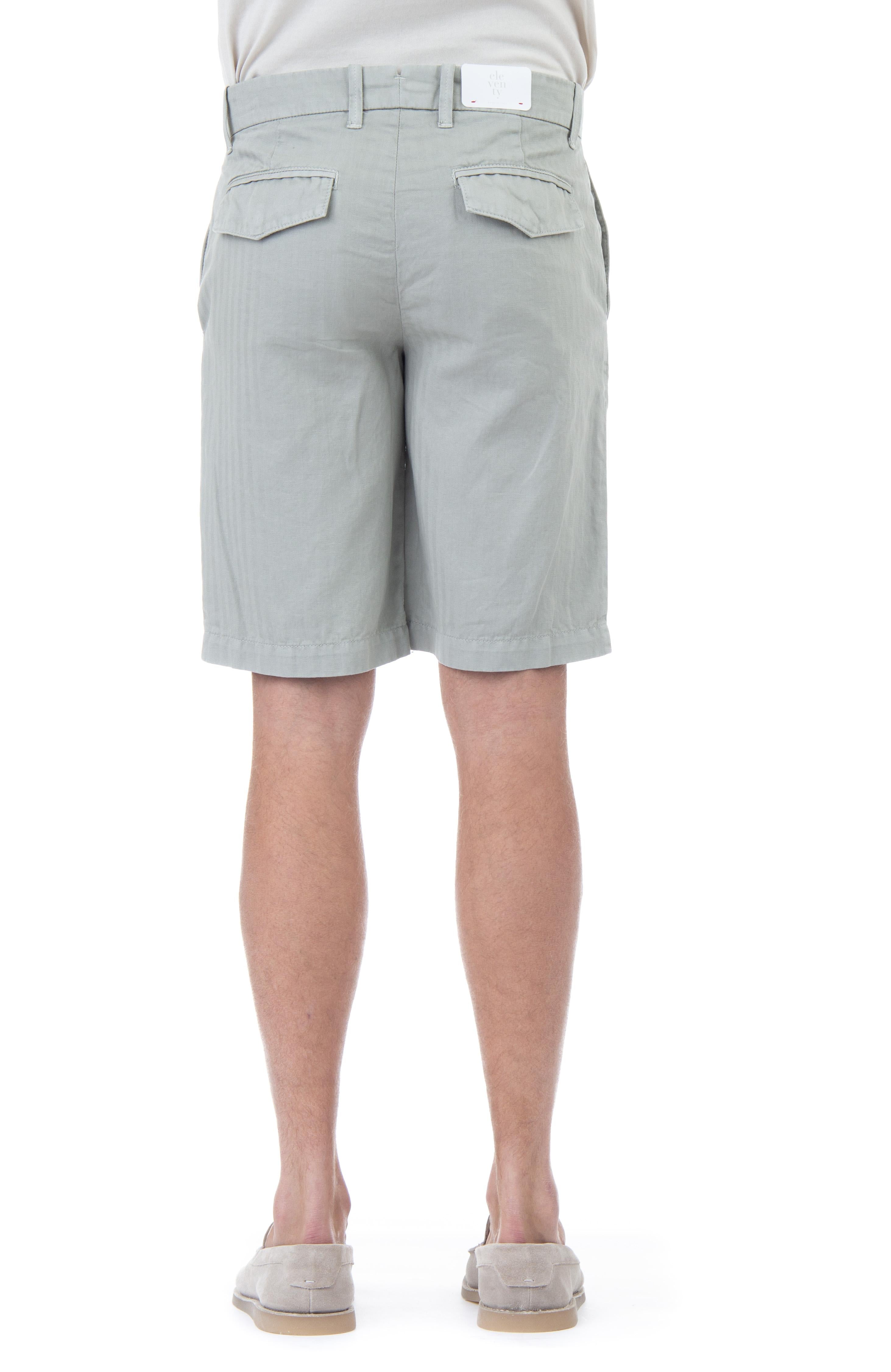 Eleventy Bermuda chino in cotone-lino G70BERC05 TET0G003/3 07 
