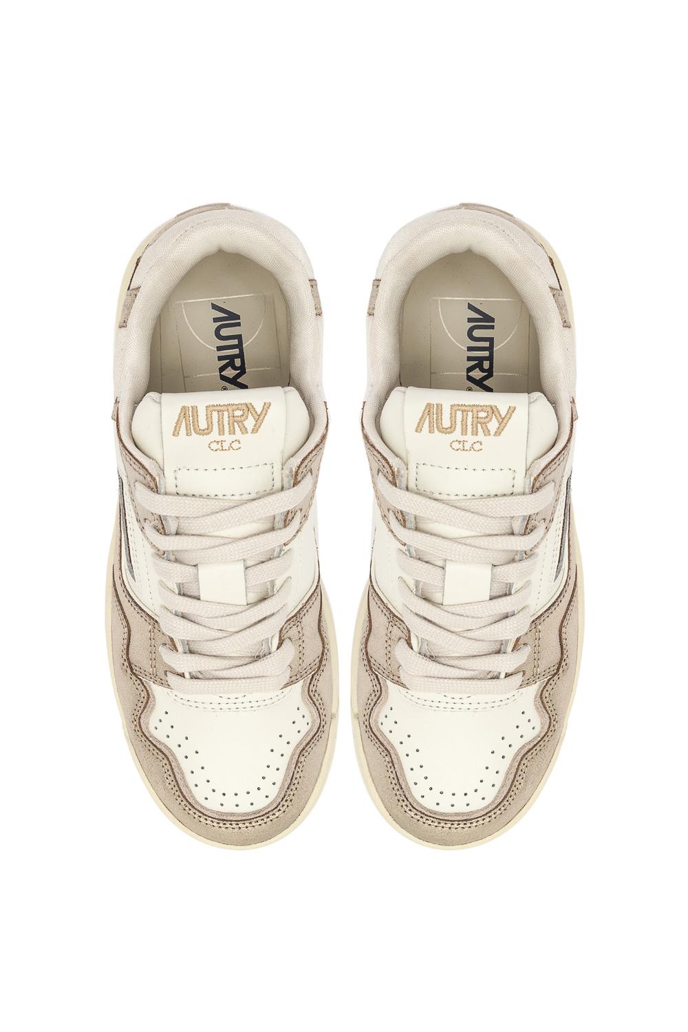 Autry Sneaker donna modello CLC dettagli bronzo ROLW MB01 WHT/PLATINUM 