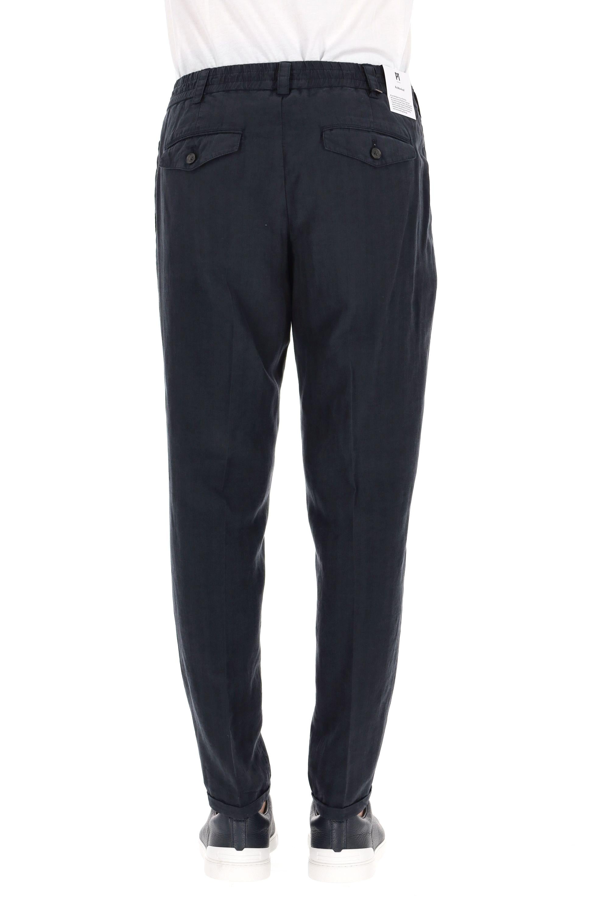 Pantalone a resca in lyocell-lino-cotone The Rebel fit RTRBB30REW SD61/2 Y370 PT Torino 
