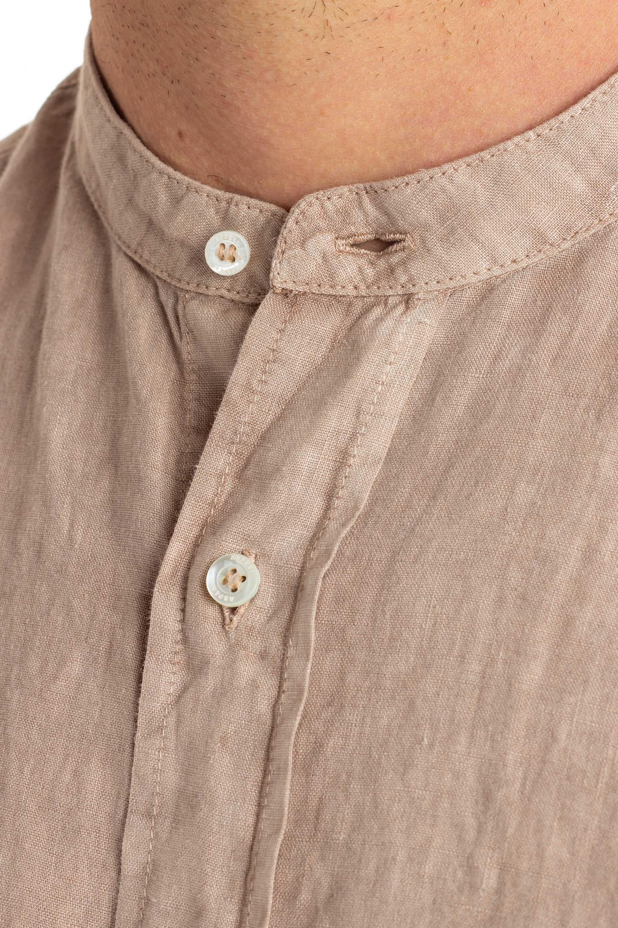Camicia in lino collo coreano CE76 C195 NT/2 85119 Aspesi 