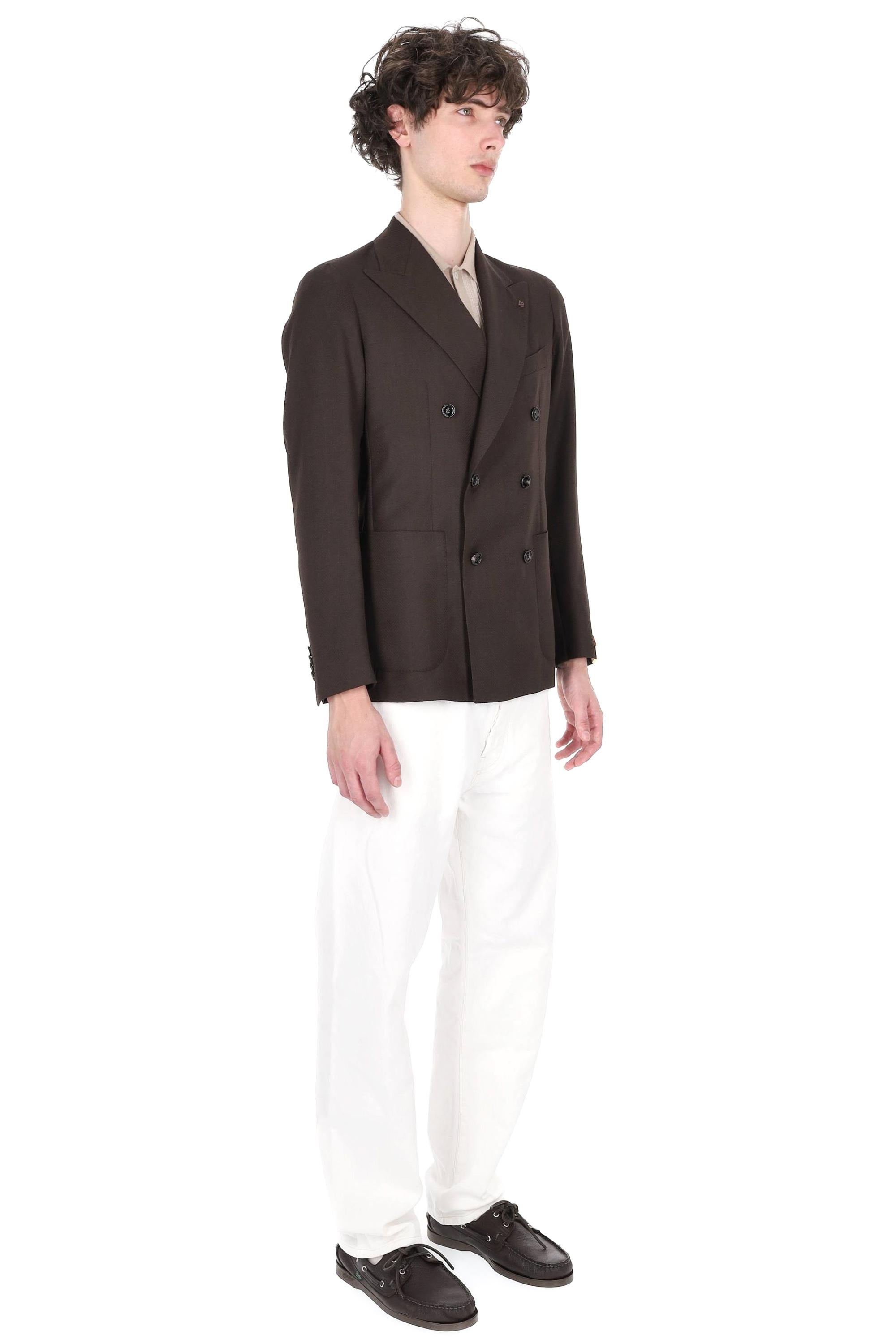 Tagliatore Giacca doppiopetto resca in lana vergine mod. Montecarlo 1SMC20K 120193 EM879 