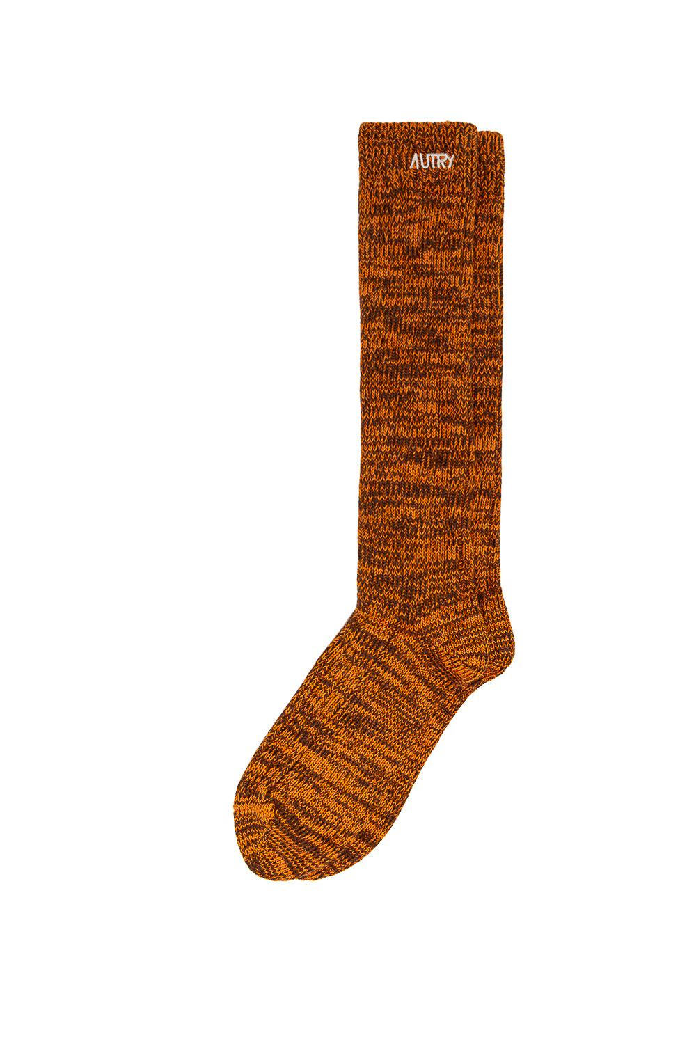 Autry Calza in cotone effetto moulinè SOPU S1KO BROWN 