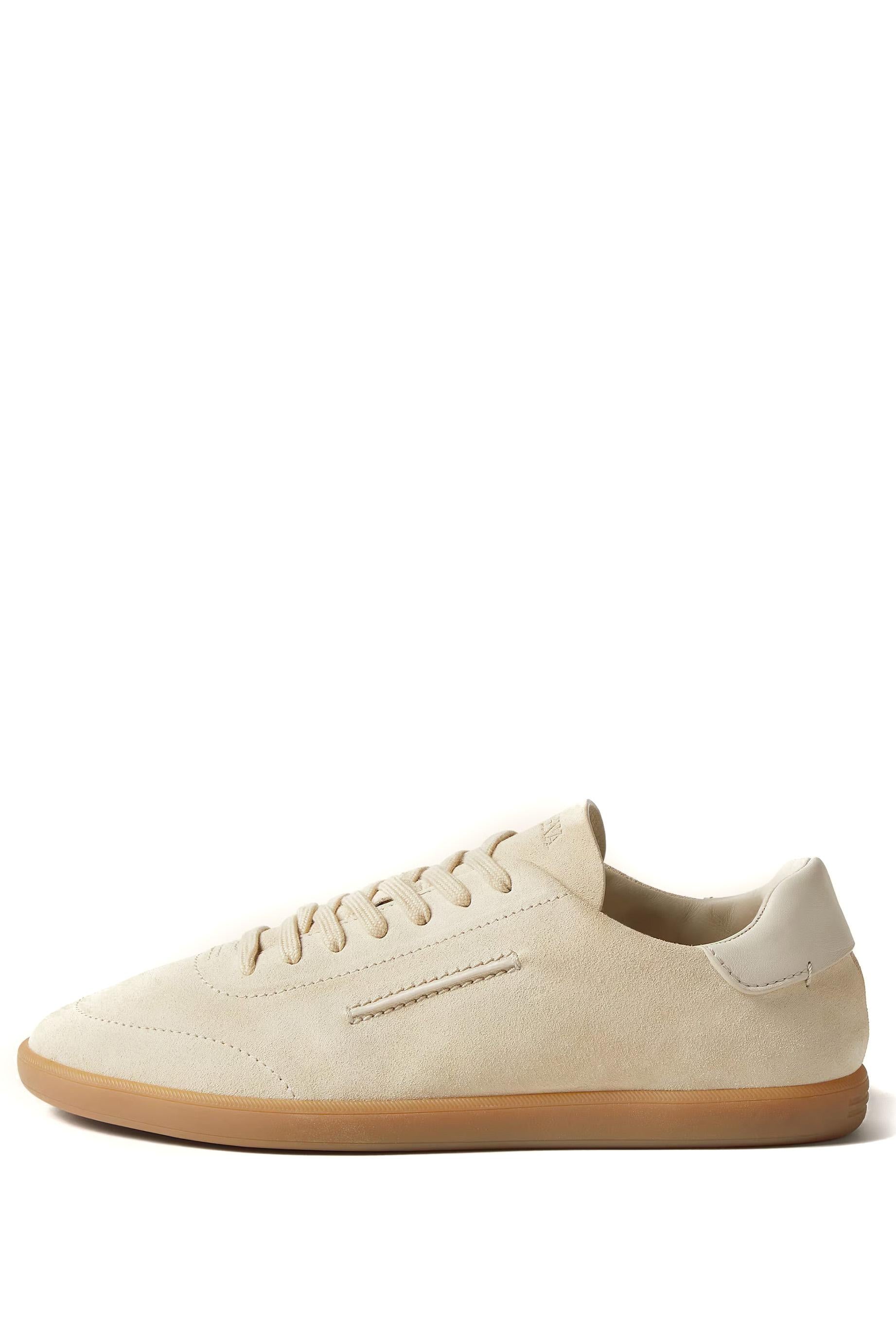Zegna Sneaker modello 232 in camoscio LHSOY-S8218Z/2 PAN 