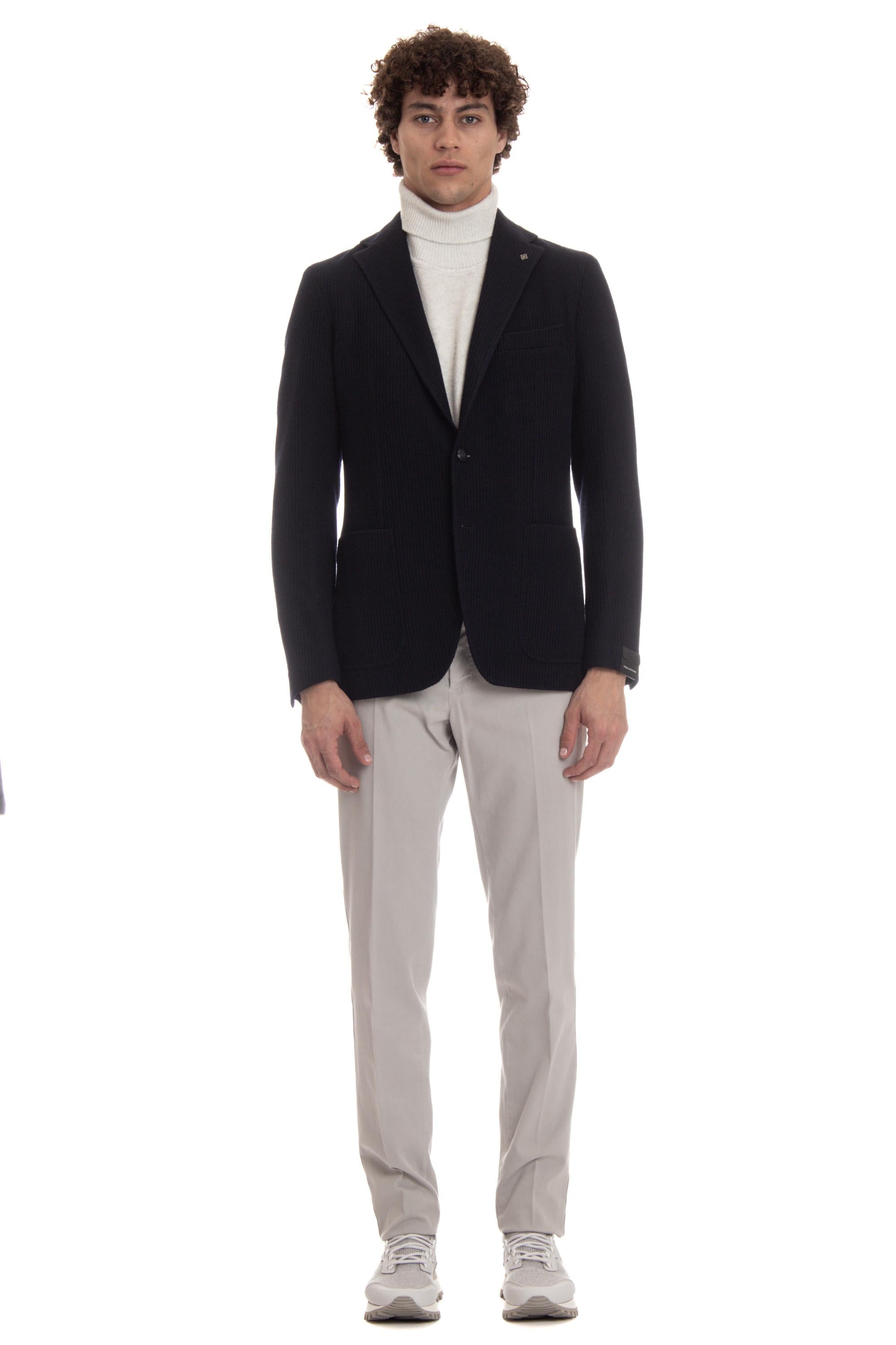 Giacca in jersey di lana mod. Montecarlo 1SMJ22K 340260 B1081 Tagliatore 