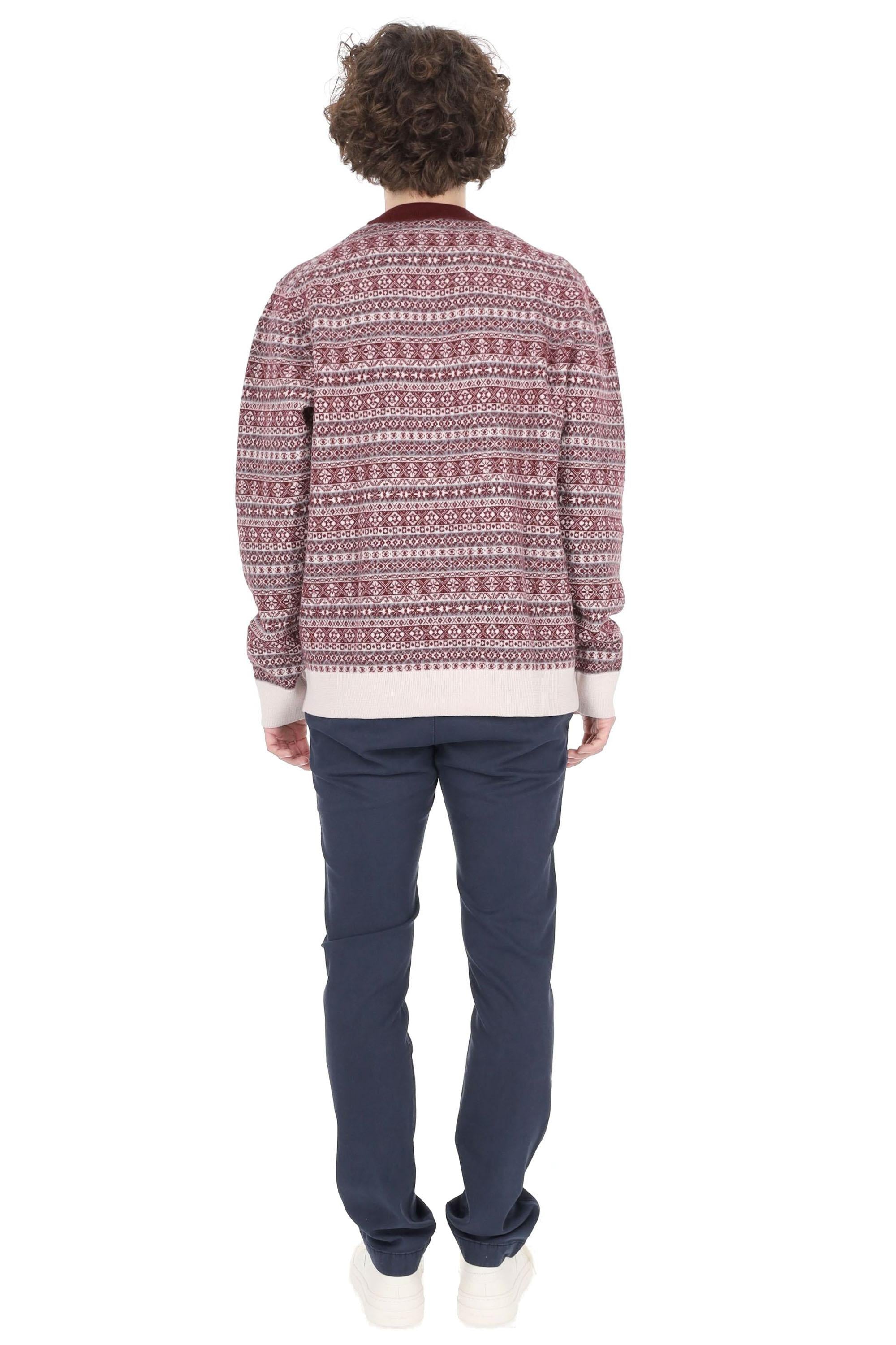 Eleventy Maglia girocollo in lana lavorazione nordica L76MAGL96 MAG0L056 010213 