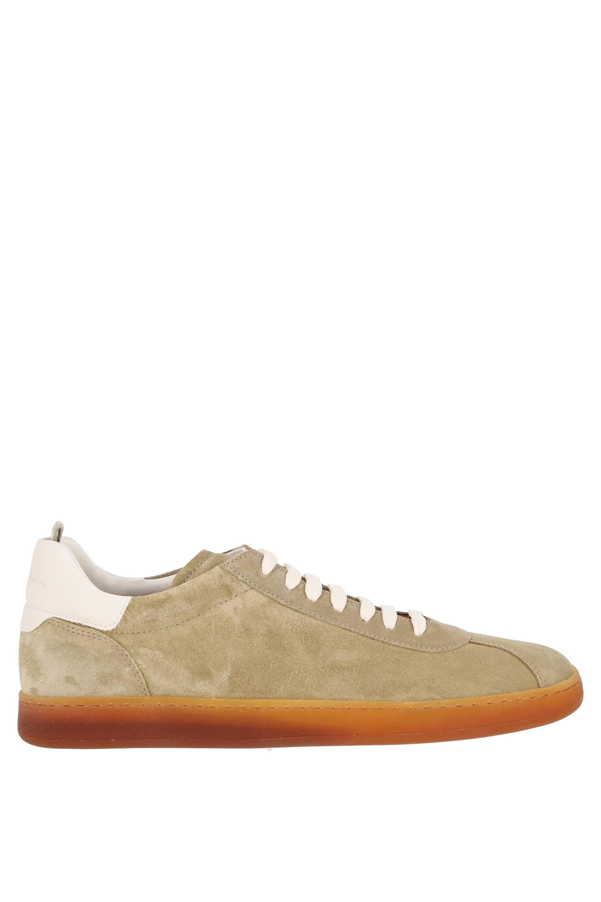 Officine Creative Sneaker in pelle scamosciata mod. Halo 001 OCUHALO001LC191S505 SUGHERO/TOFU 