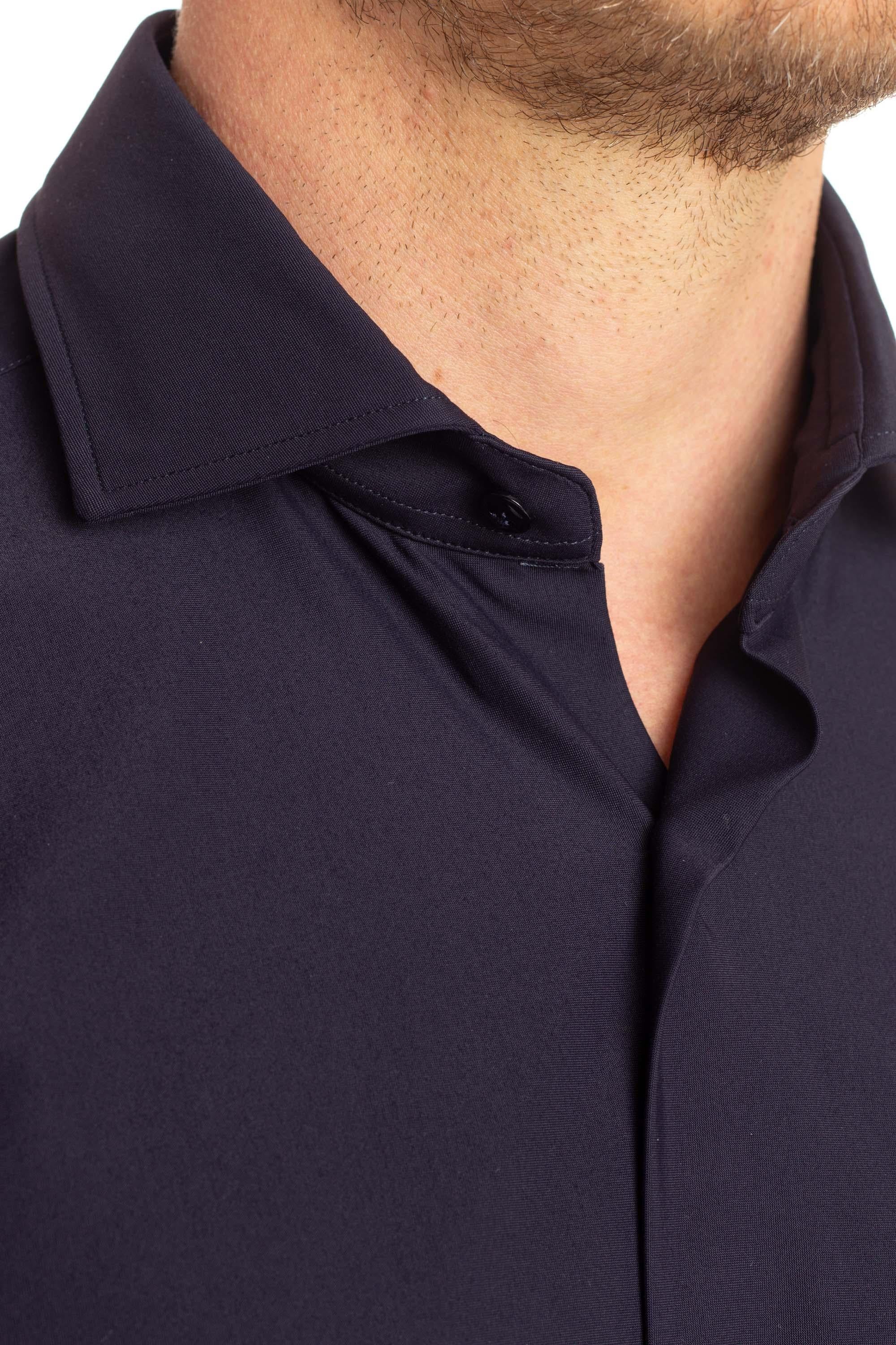 Camicia "La Polo" in cotone stretch CKU02P01PZ2997U 0001 Barba 