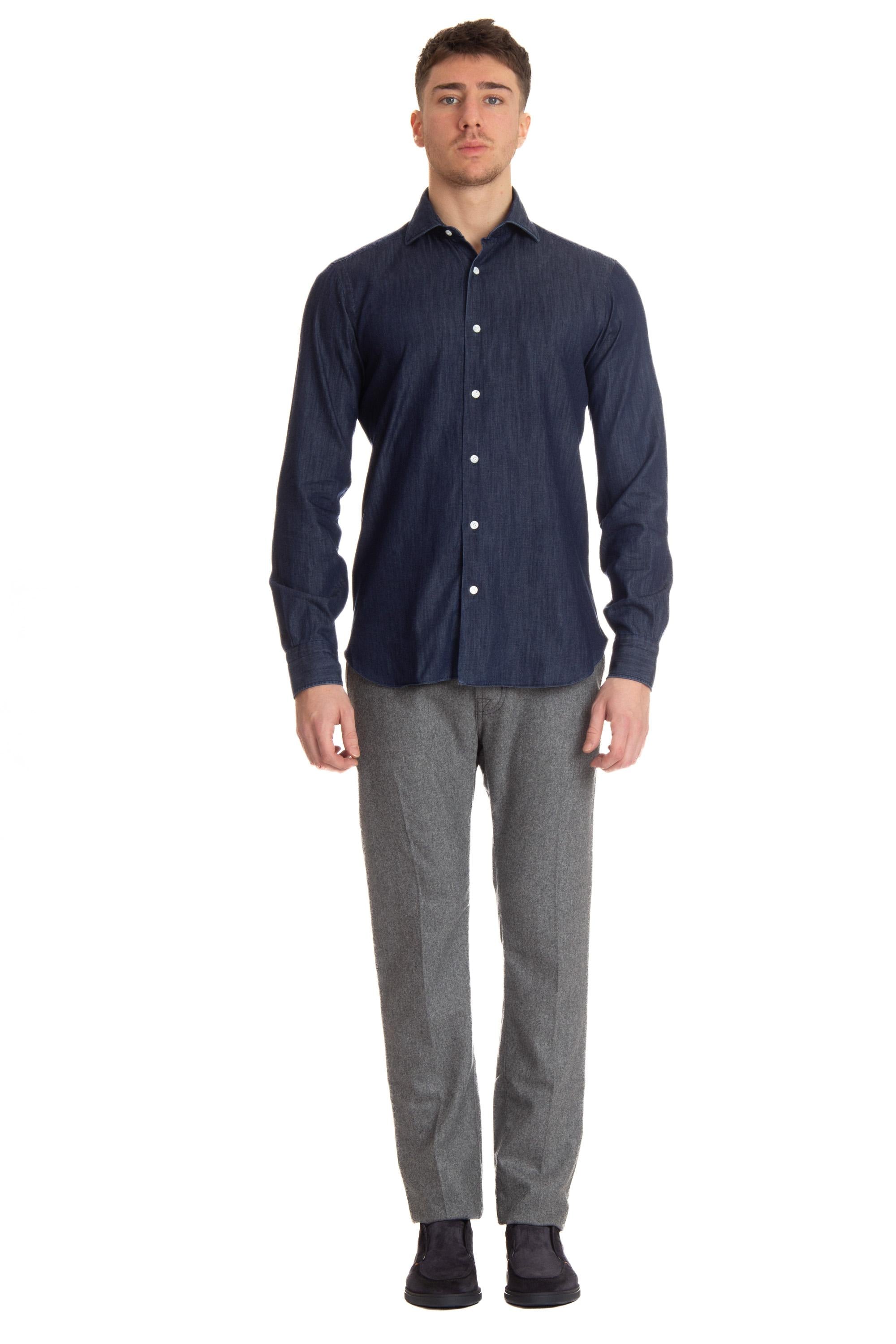 Camicia sartoriale in denim LIU13P0136035.U MULTICOLOR Barba 