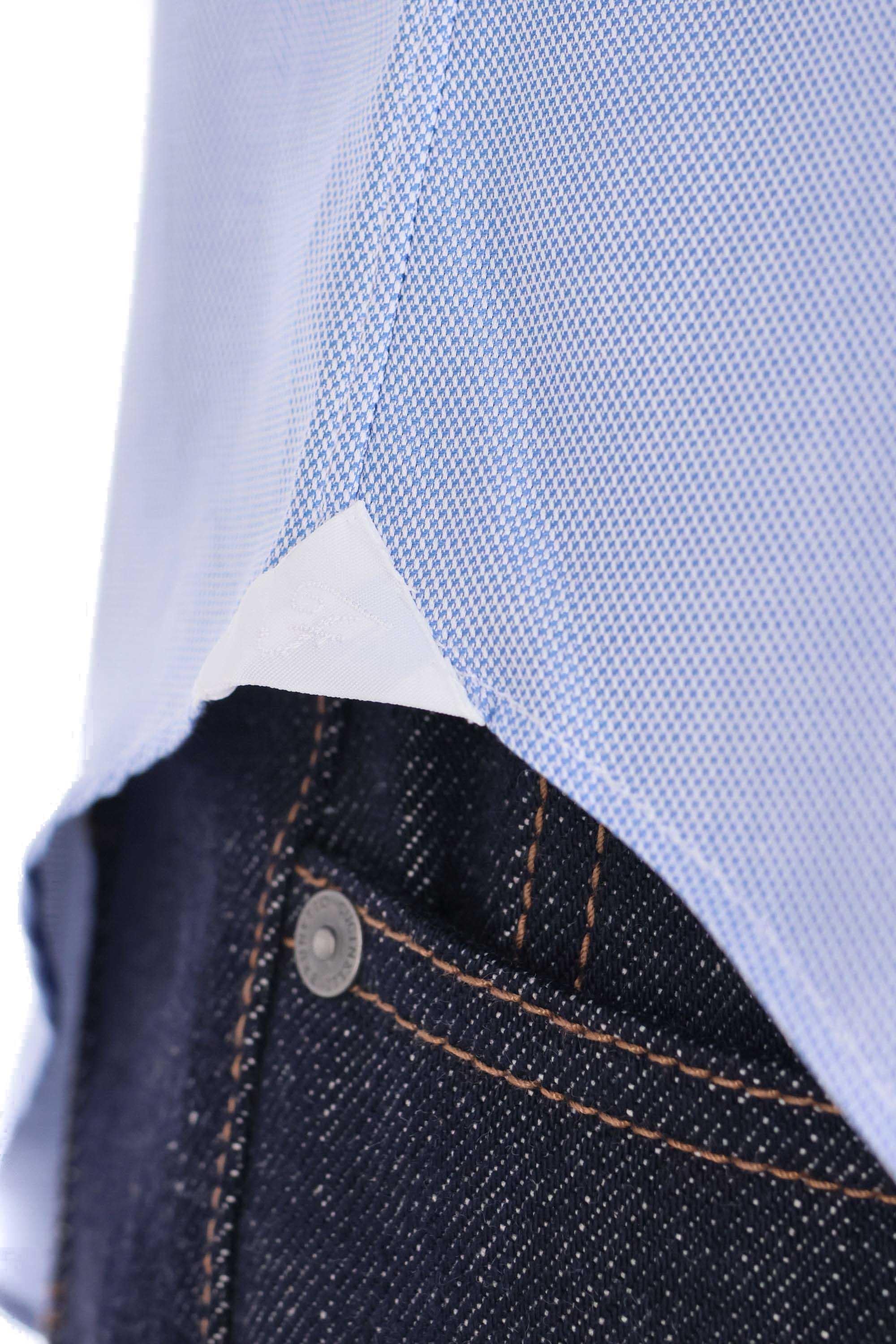Finamore Camicia sartoriale Traveller in royal oxford linea Milano ML-149197-C0238T/2 05 