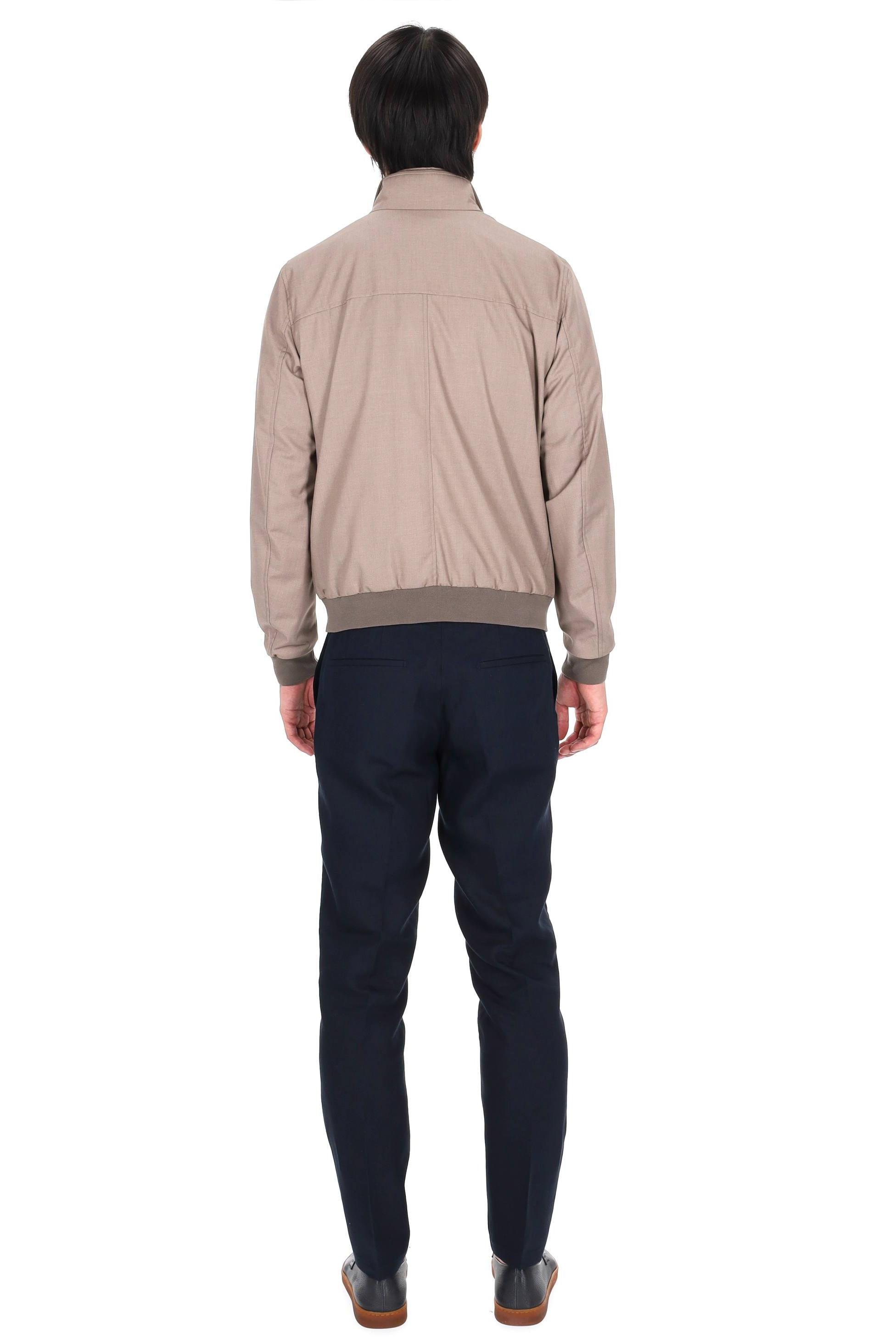 Moorer Bomber in tessuto tecnico anti stropiccio linea Acqua mod. Bernie-Pum BERNIE-PUM SABBIA 