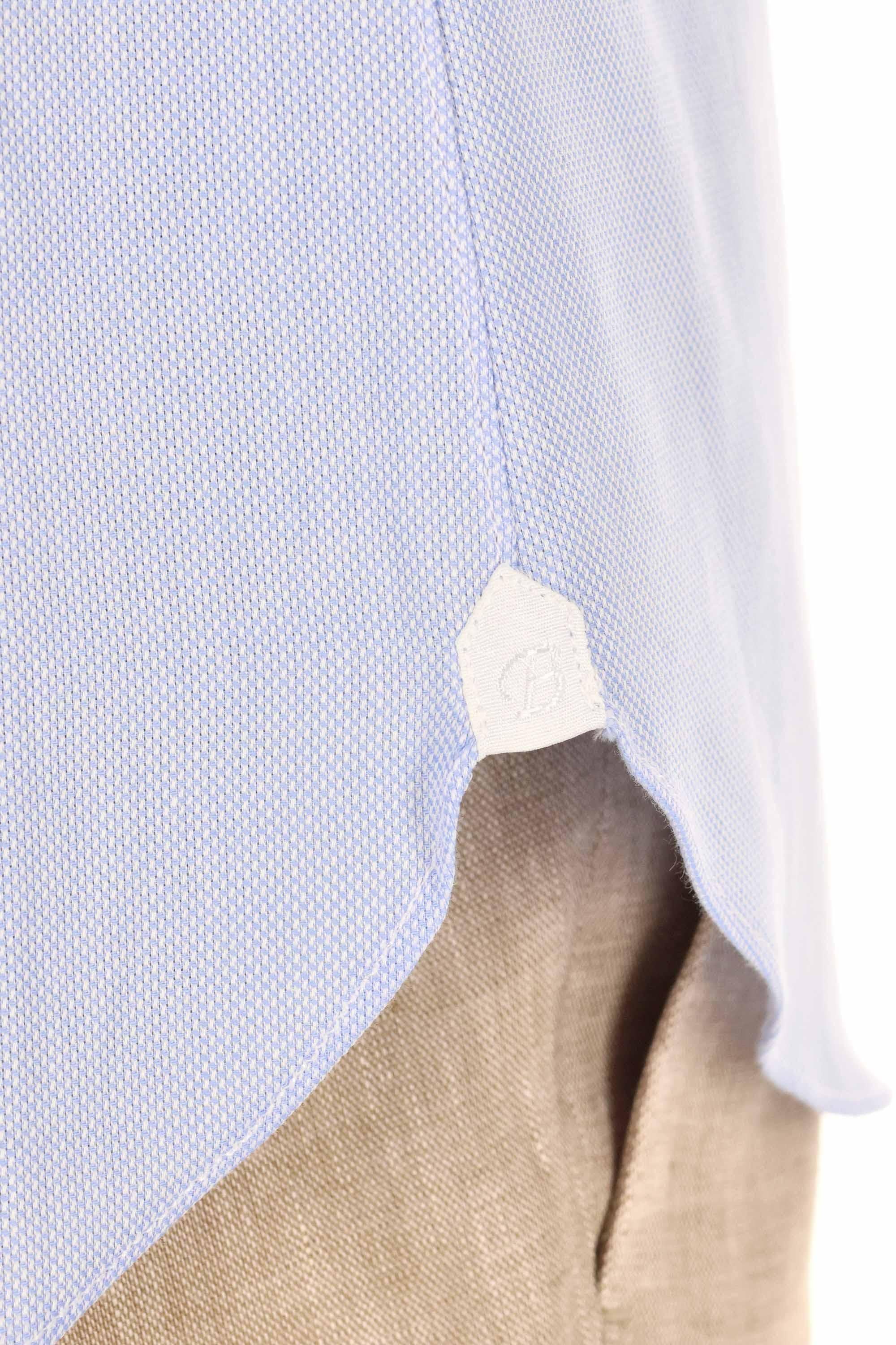 Camicia sartoriale micro trama in cotone 19004/2 2 Borriello 