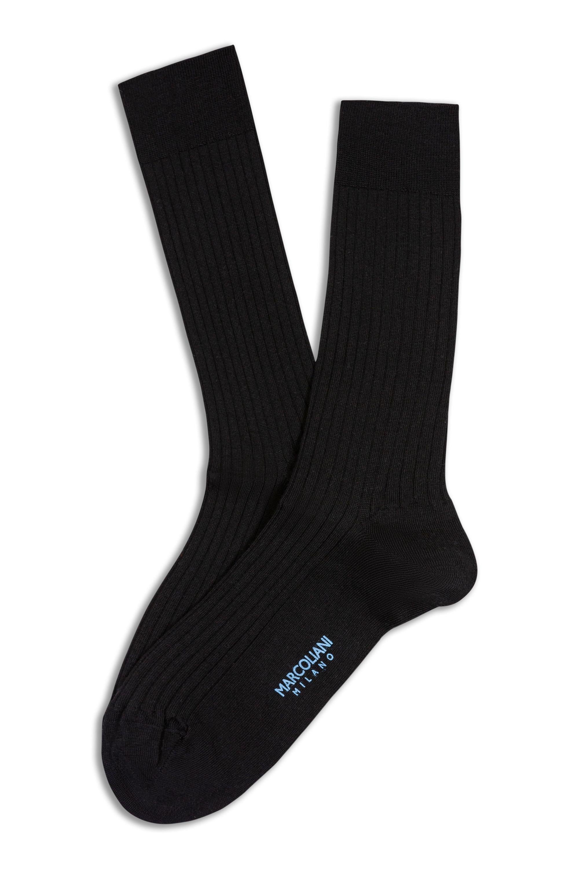 Marcoliani Calze in lana a costine lunghezza polpaccio MAR2740T/3 007 