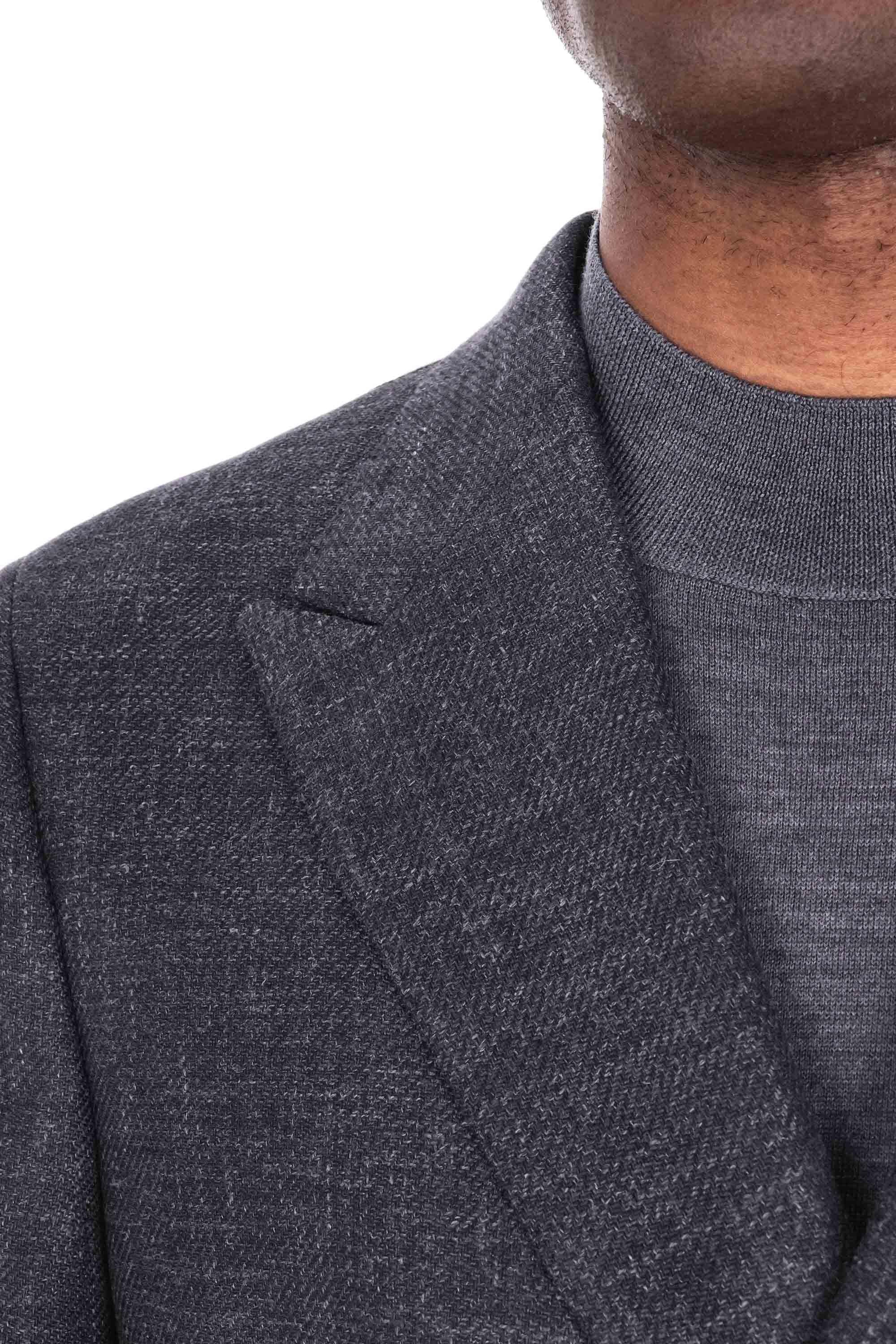 Eleventy Giacca doppiopetto tramata in lana-lino-seta L75GIAE01 TES0L118 22 