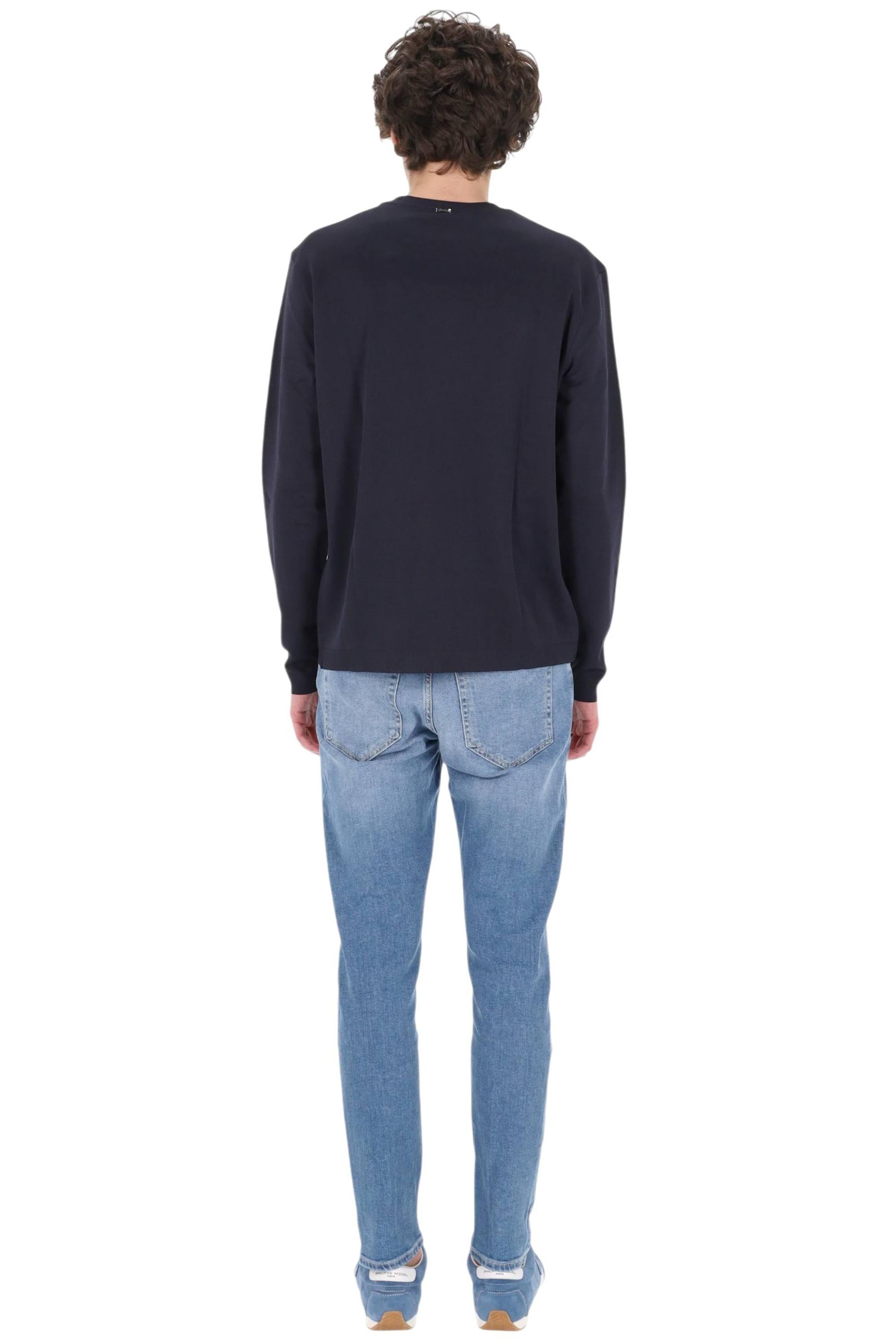 Herno T-shirt in jersey di cotone manica lunga JG000262U 9201 