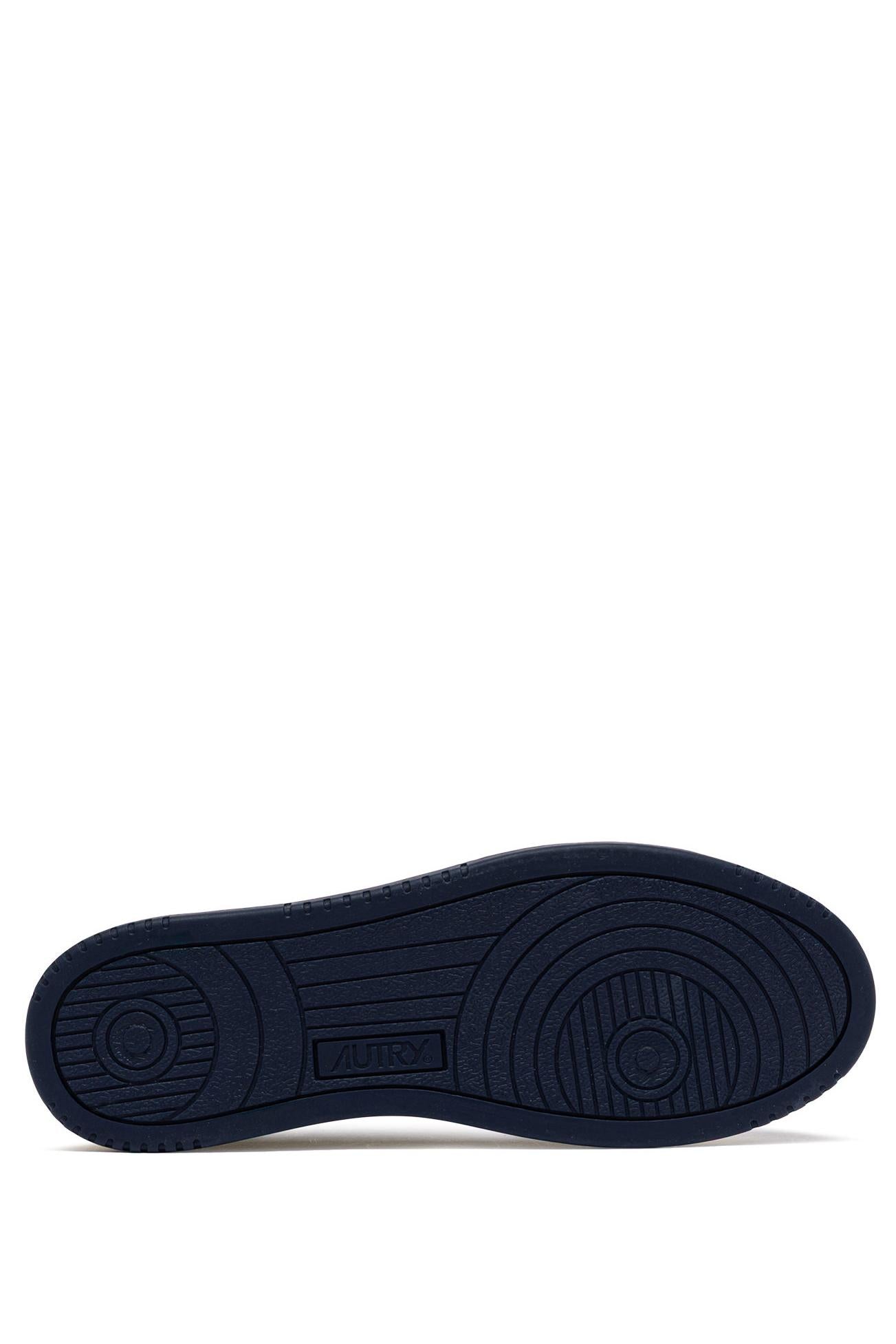 Autry Sneaker Medalist in pelle e camoscio lacci bicolor AULM BW04 WHT/VAPOR 