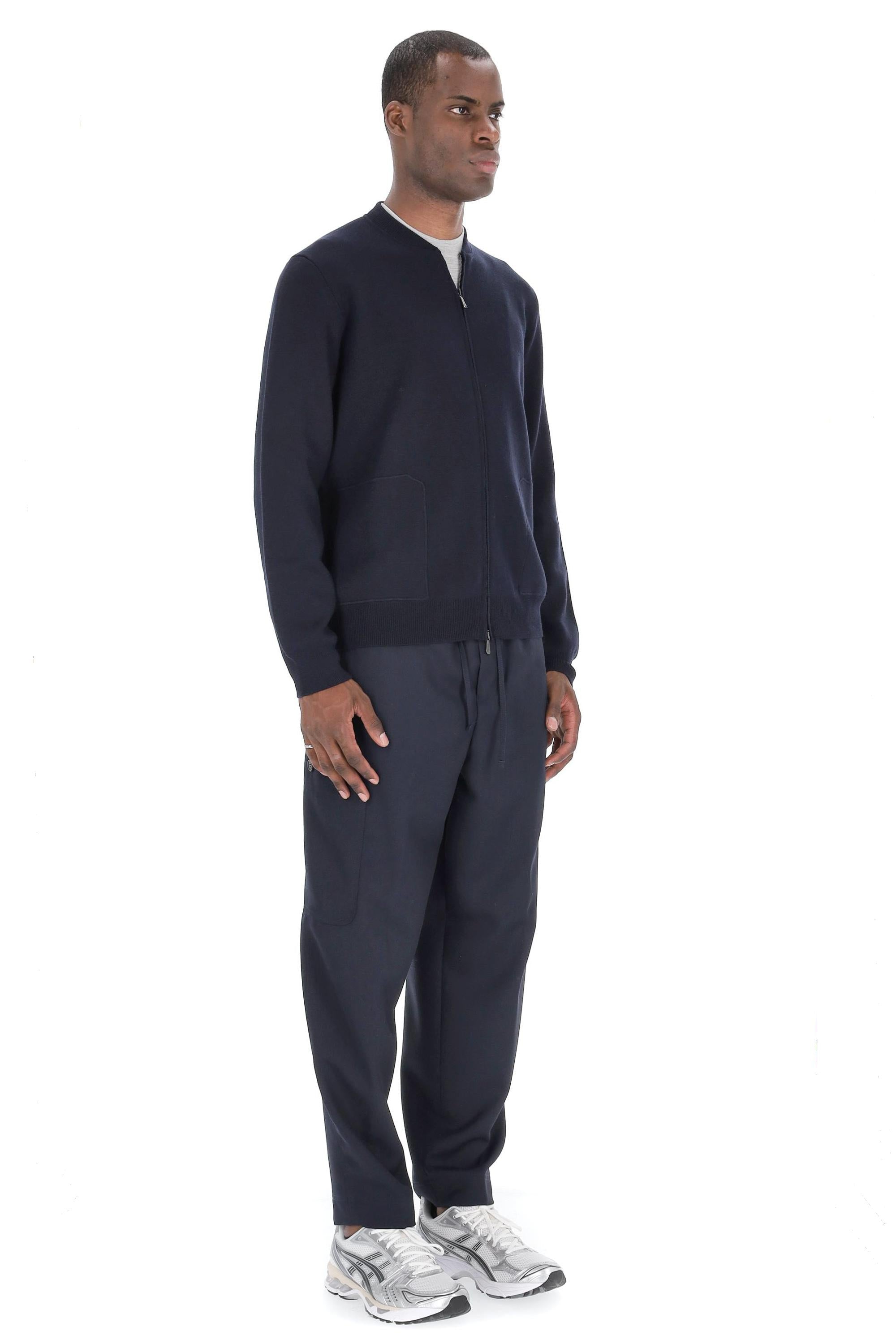 Maglia full zip in lana merinos D1D422-2 790 Drumohr 