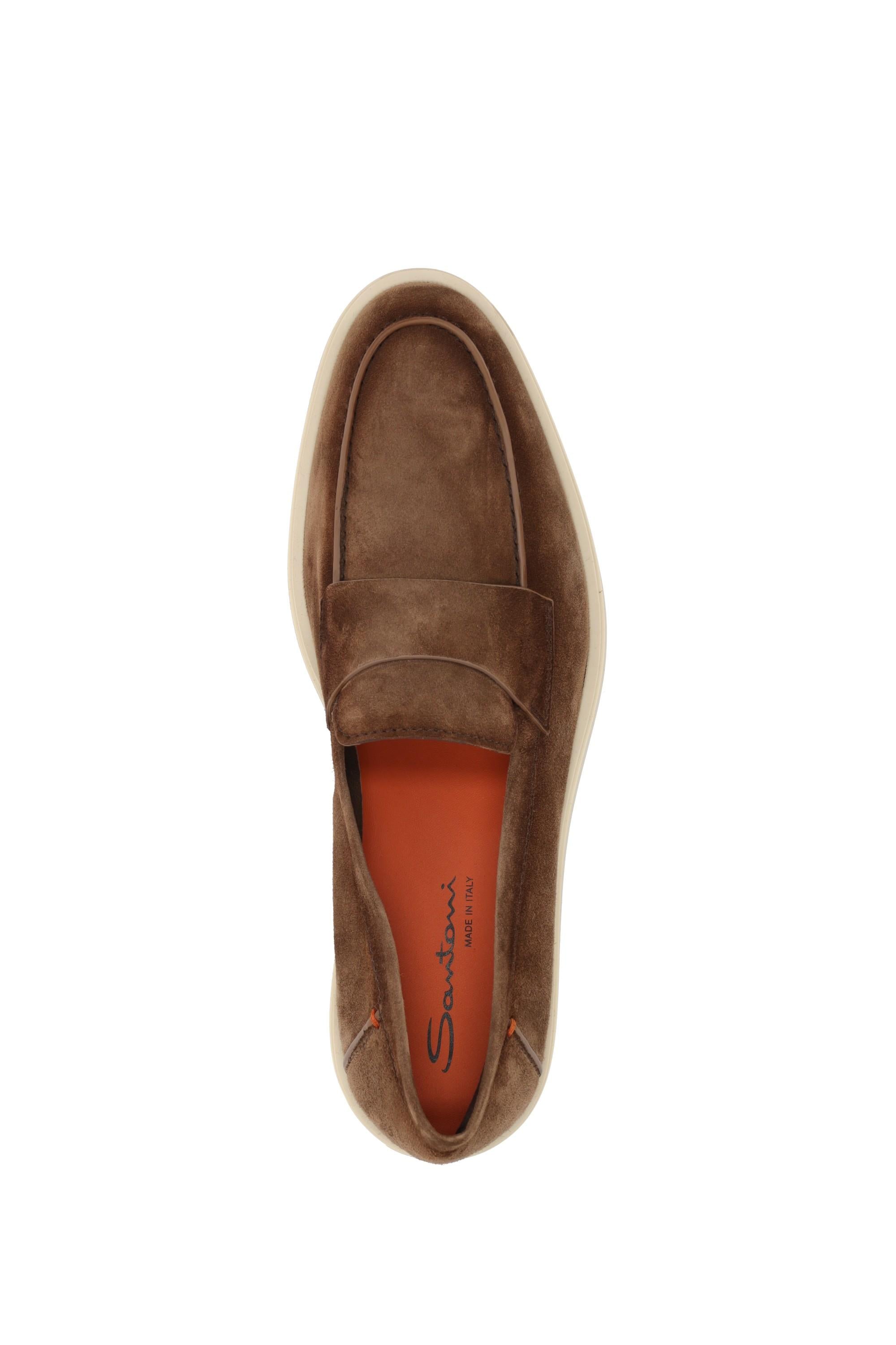 Santoni Slip on in camoscio fondo gomma MGDT19051TICSEAA M21 