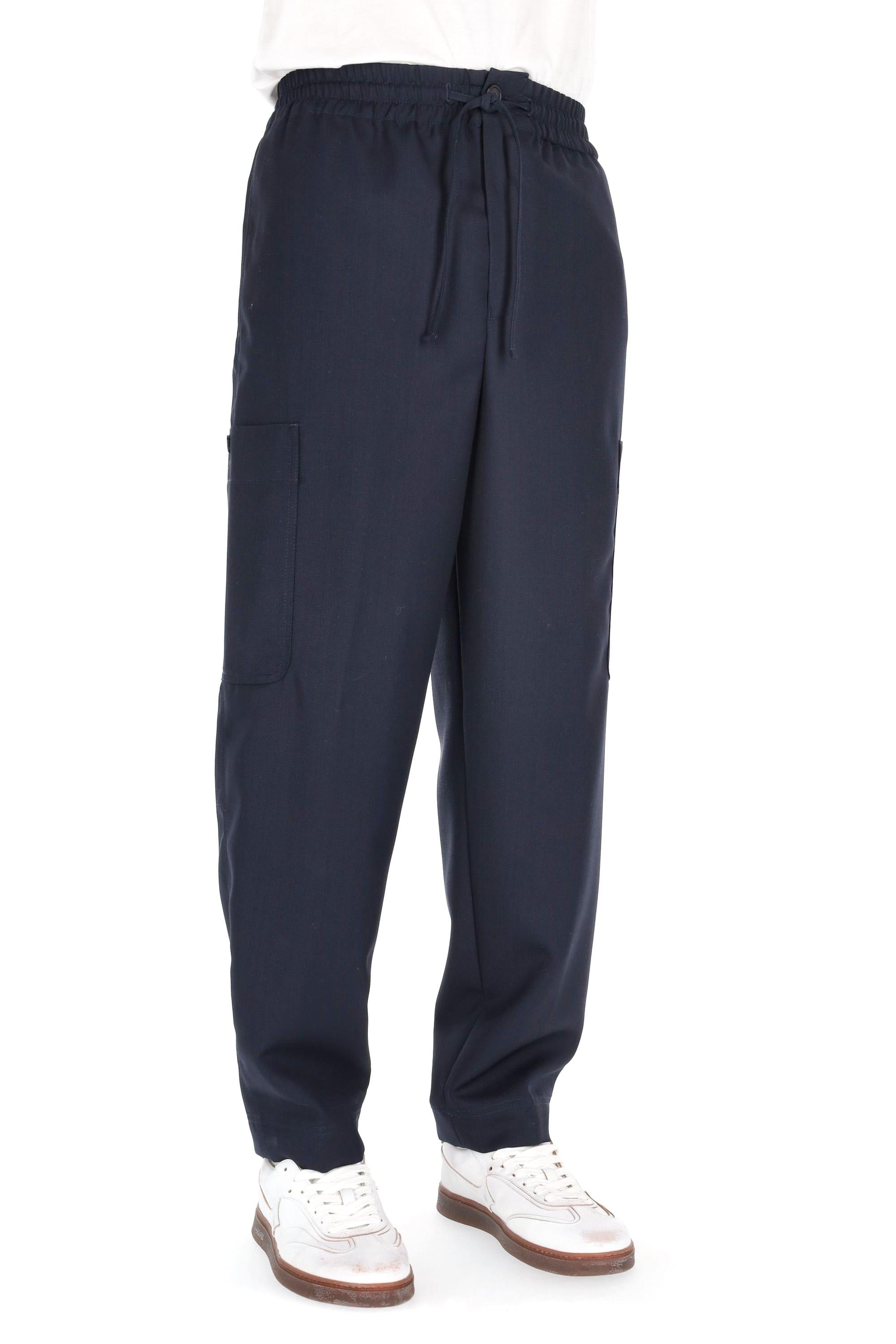 Kenzo Pantalone cargo in lana vergine straight fit FE65PA5019RE 79 
