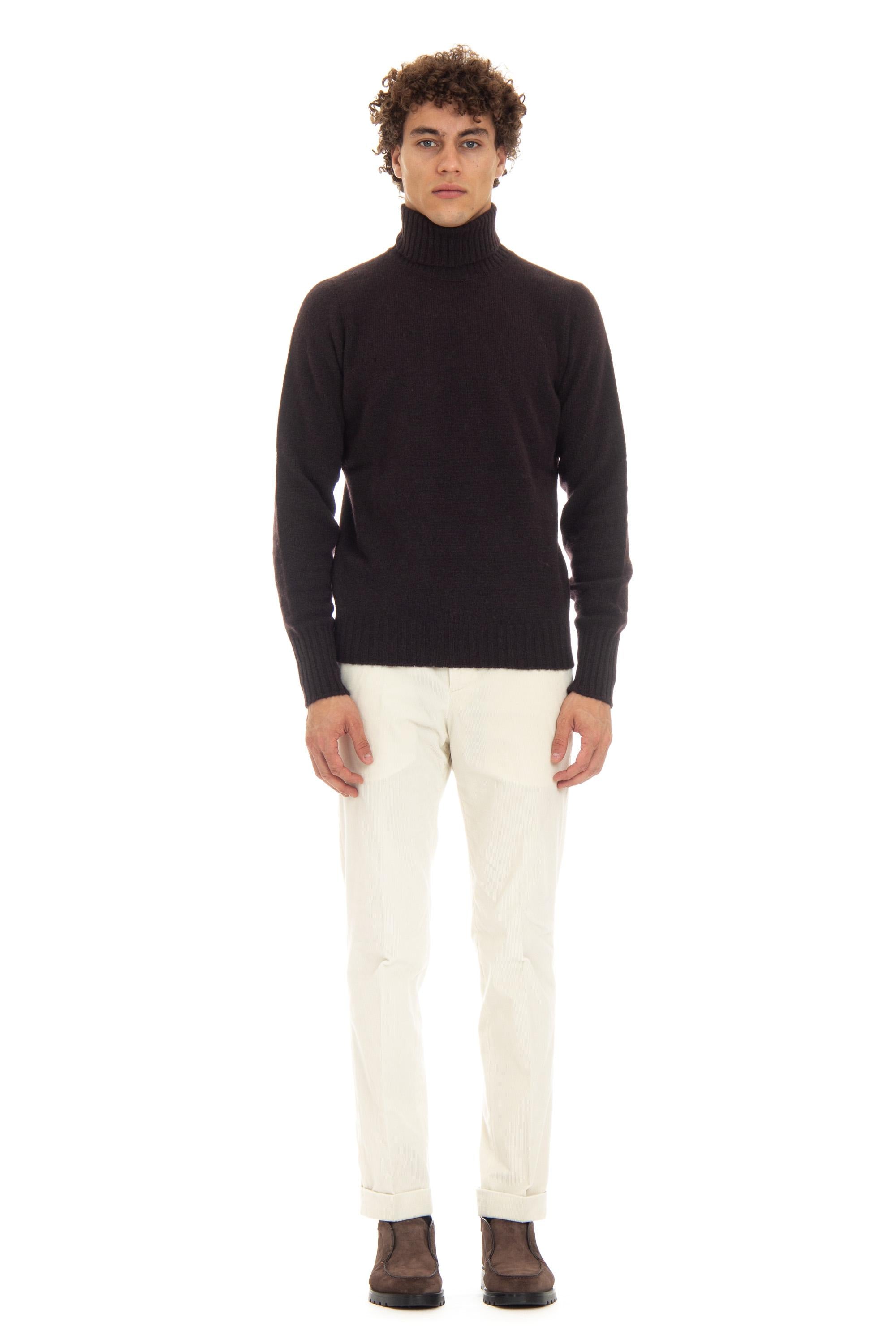 Maglia dolcevita in lana di agnello D4W404N.3 585 Drumohr 