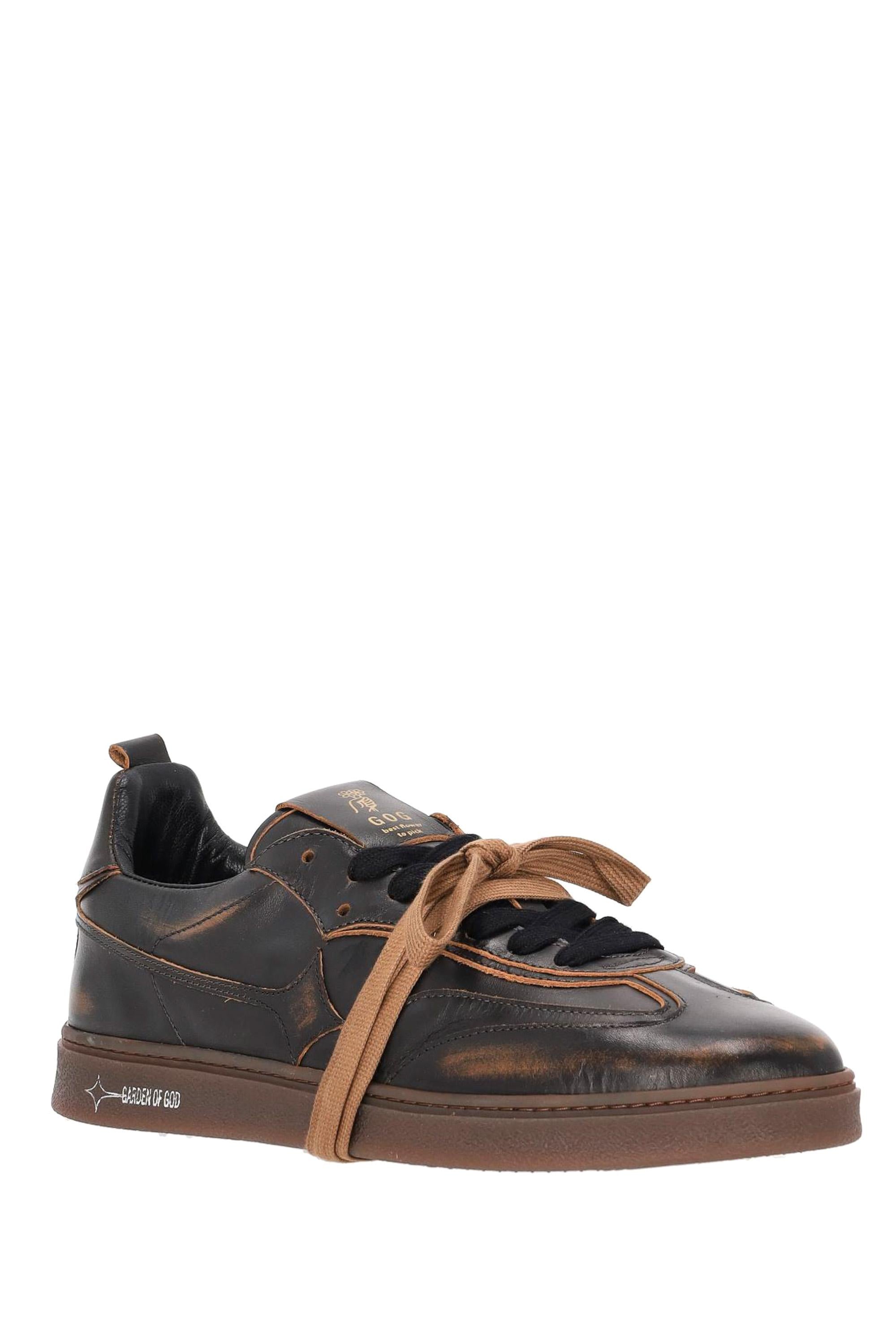 Garden of God Sneaker in pelle faded modello Earth EARTH LEA/2 BLACK FADE 
