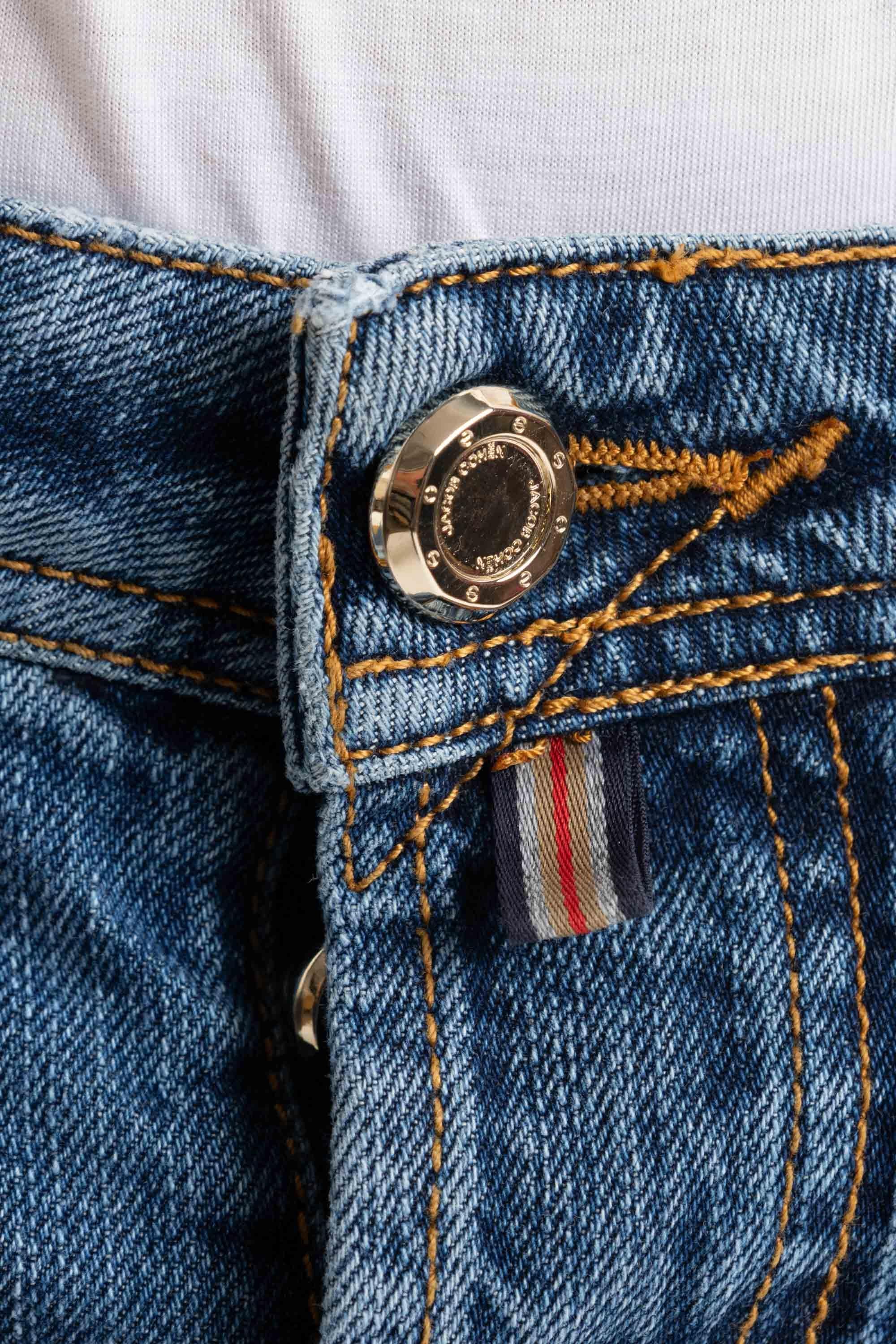 Jacob Cohen Jeans Limited Edition etichetta senape modello Bard L04 30 S 3746 BARD 881D 