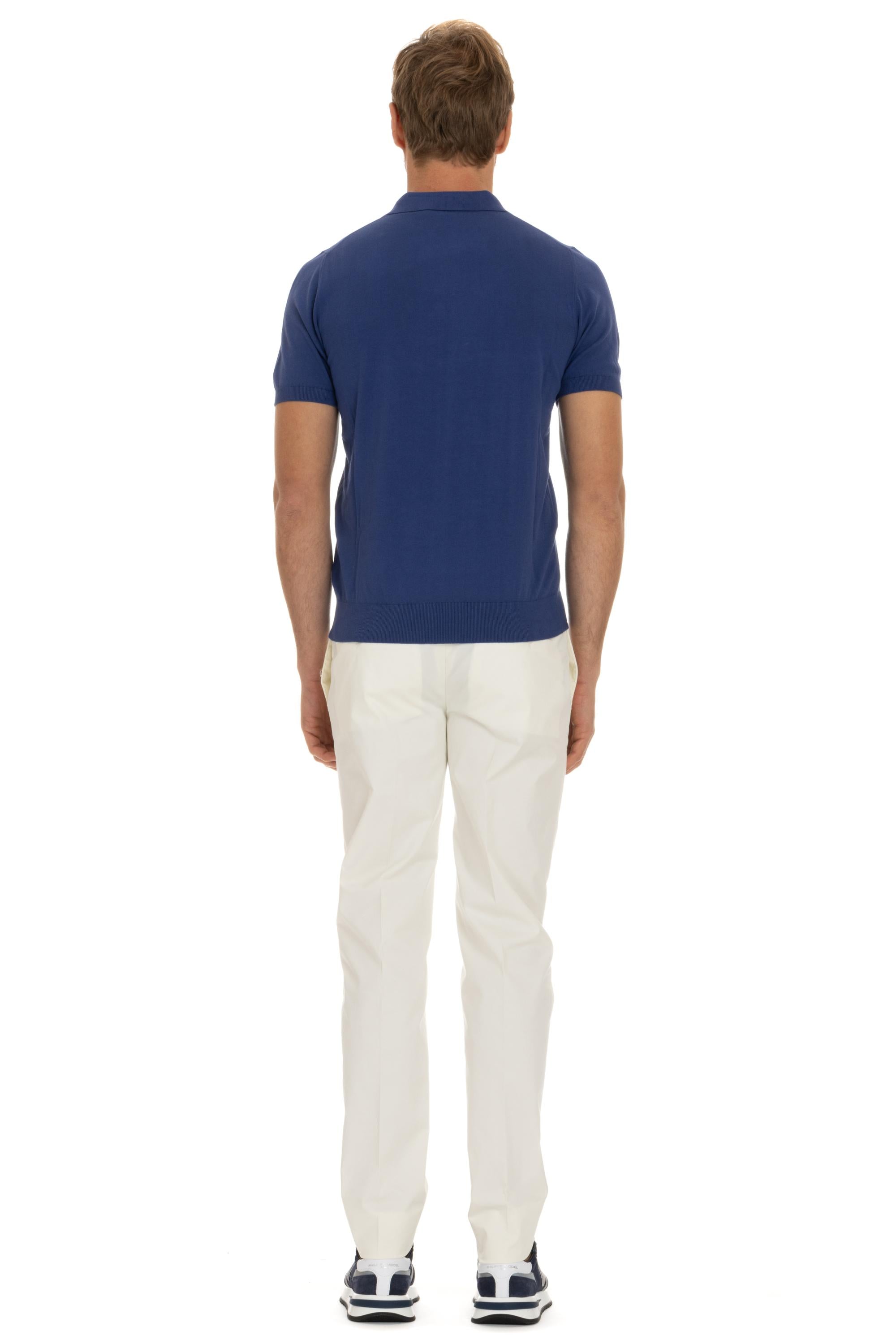 Polo manica corta in cotone Giza MU109/2 T104 Il Setaccio 