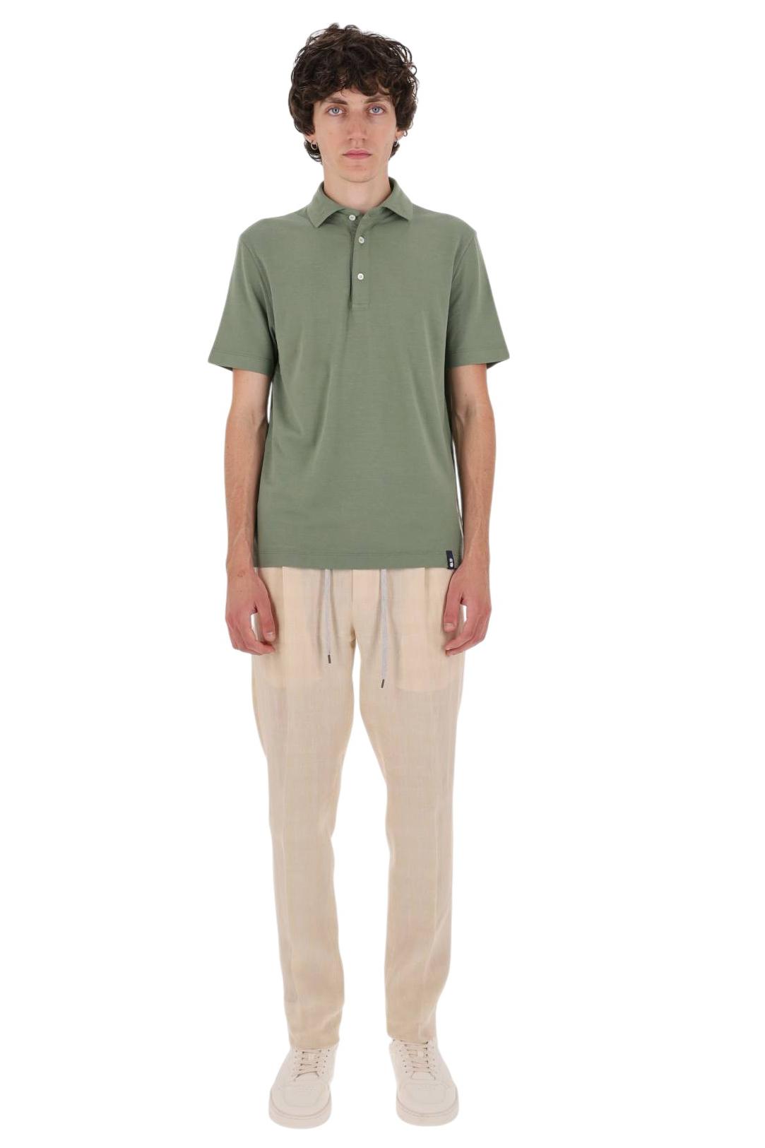 Drumohr Polo in cotone ice cotton DTJ202B-5 440 