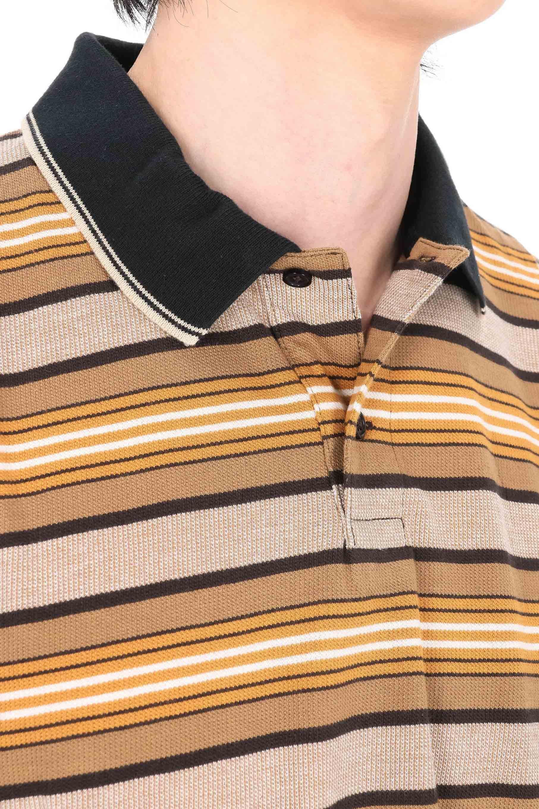 Isabel Marant Polo rigata in cotone con plastron mod. Safko c BEKH 