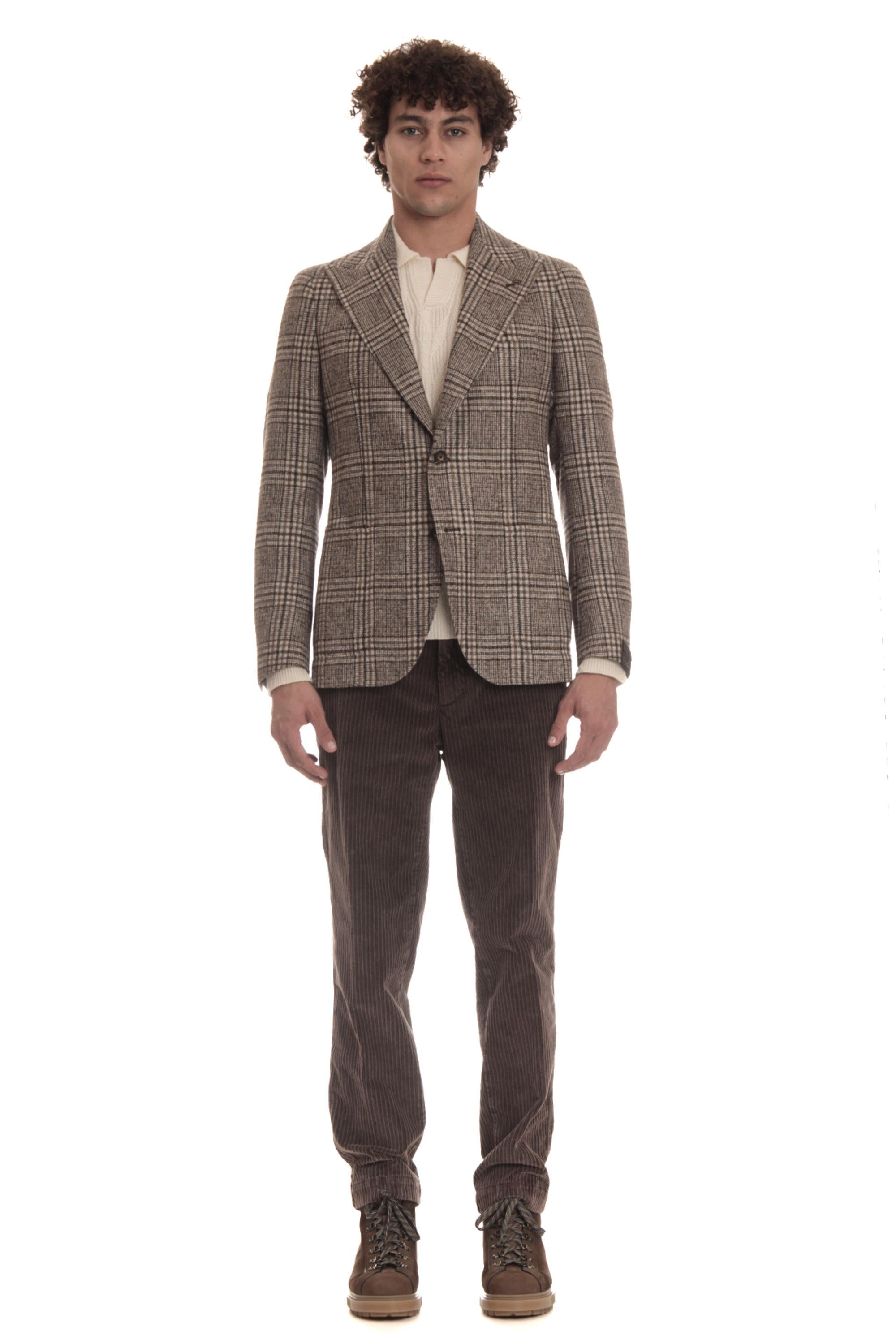 Giacca in lana-alpaca principe di galles linea Pino Lerario G-PL26K 850035 M1348 Tagliatore 