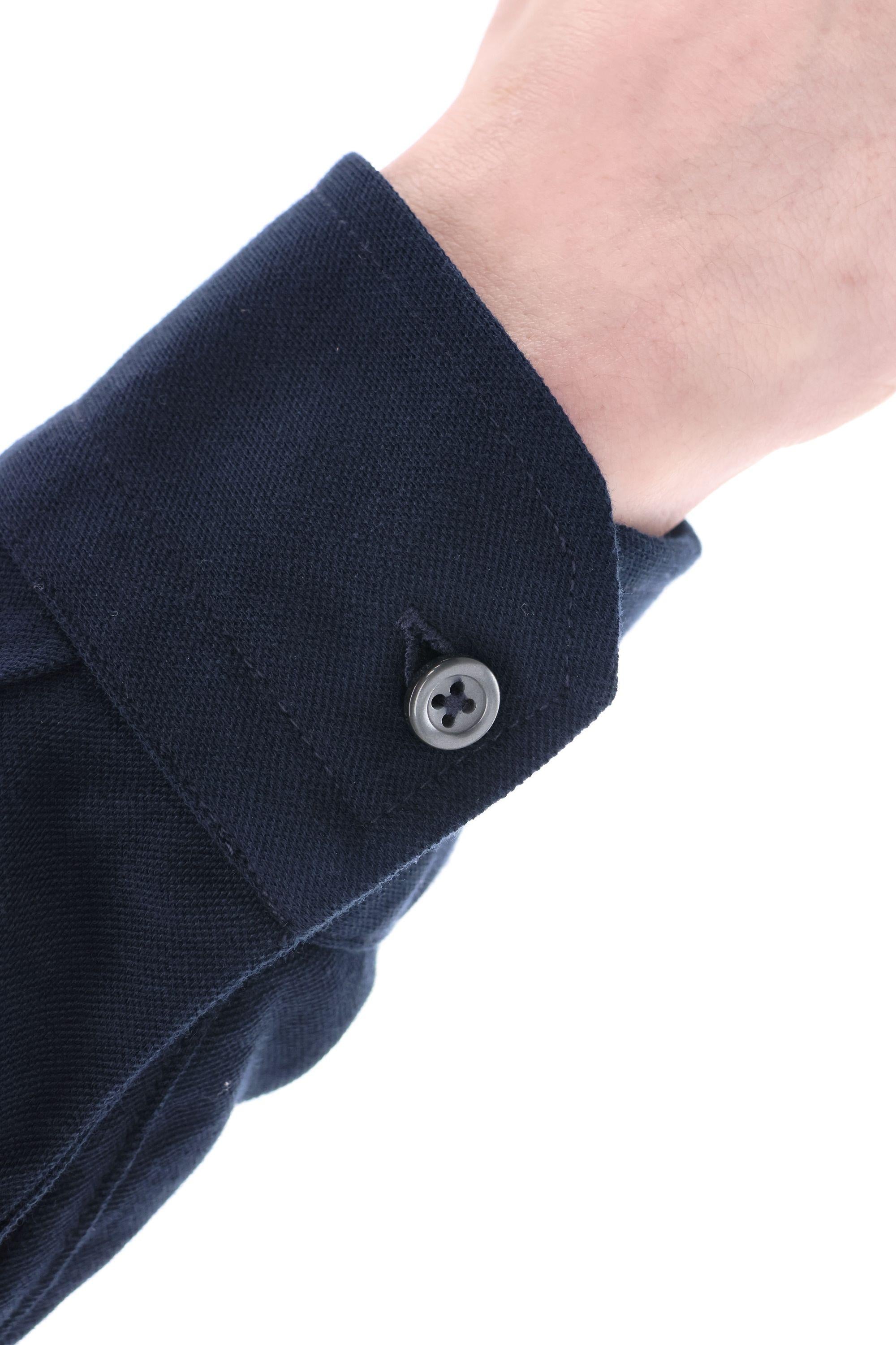 Camicia in tessuto tecnico superlight linea Culto "La Polo" CKU13P0147026.U BLU Barba 