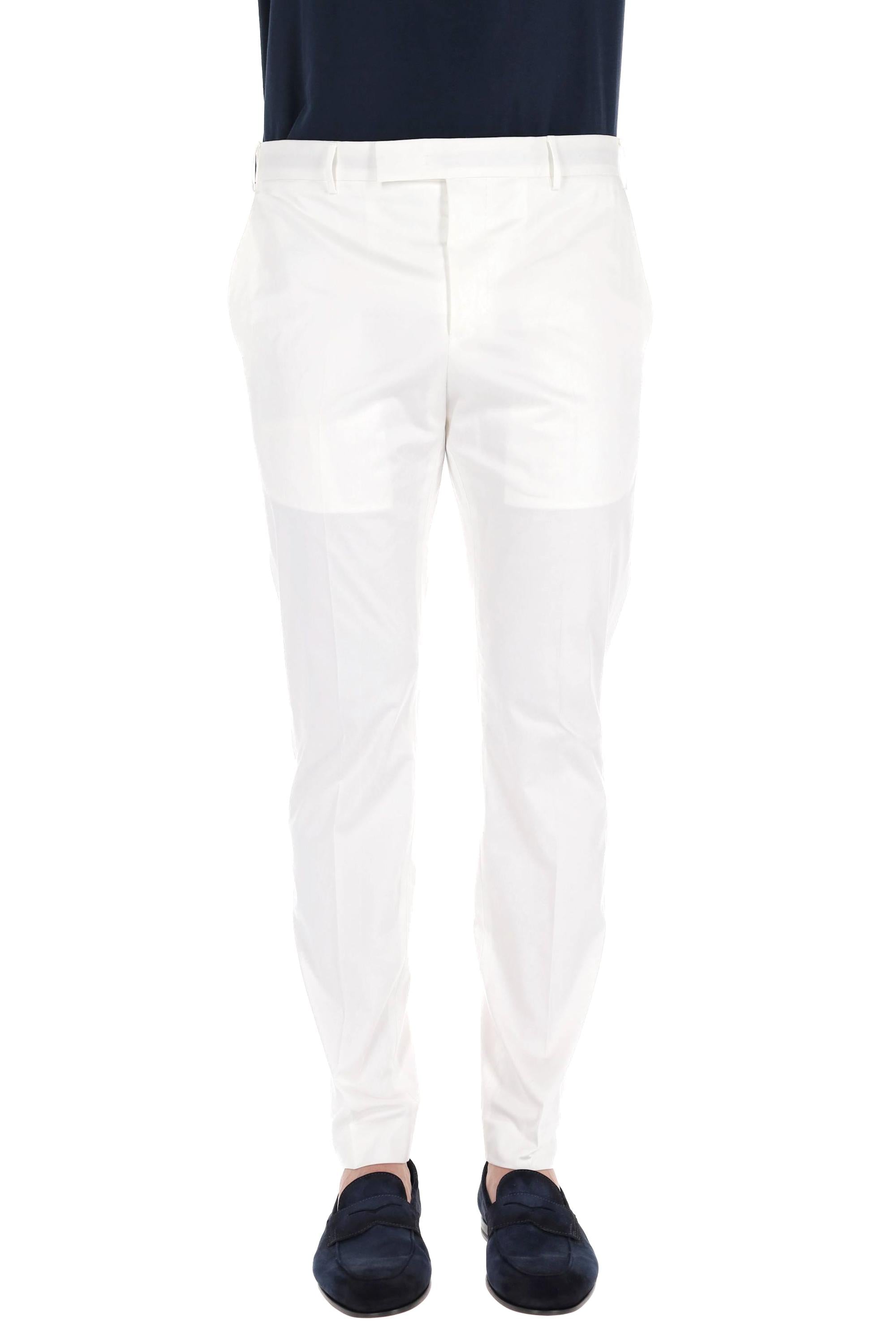 Pantalone in rasatello di cotone mod. Dieci ASX0Z00FWD NU68 0010 PT Torino 