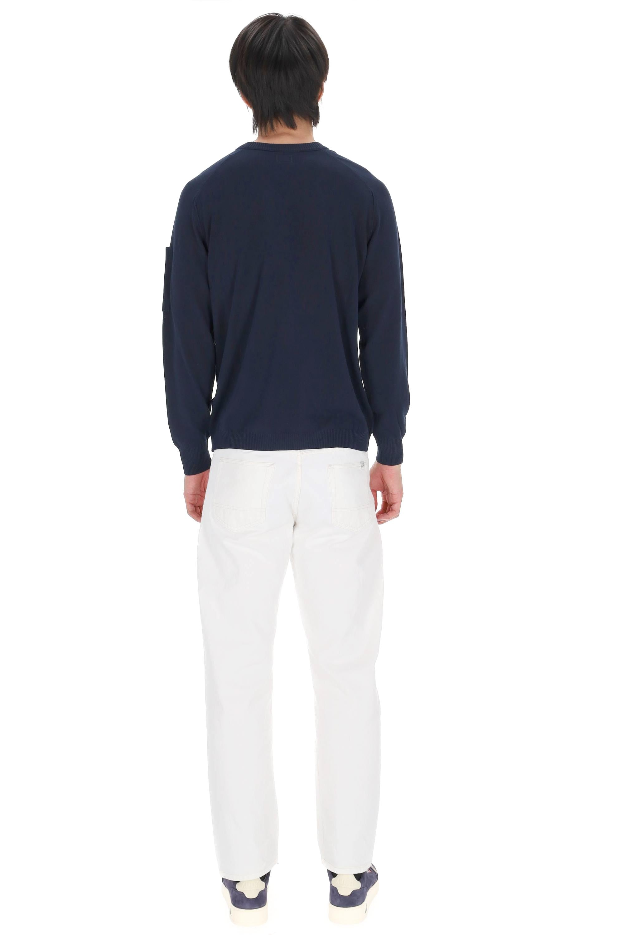 CP Company Maglia girocollo in cotone crepe 20CMKN105A 006323O/2 888 