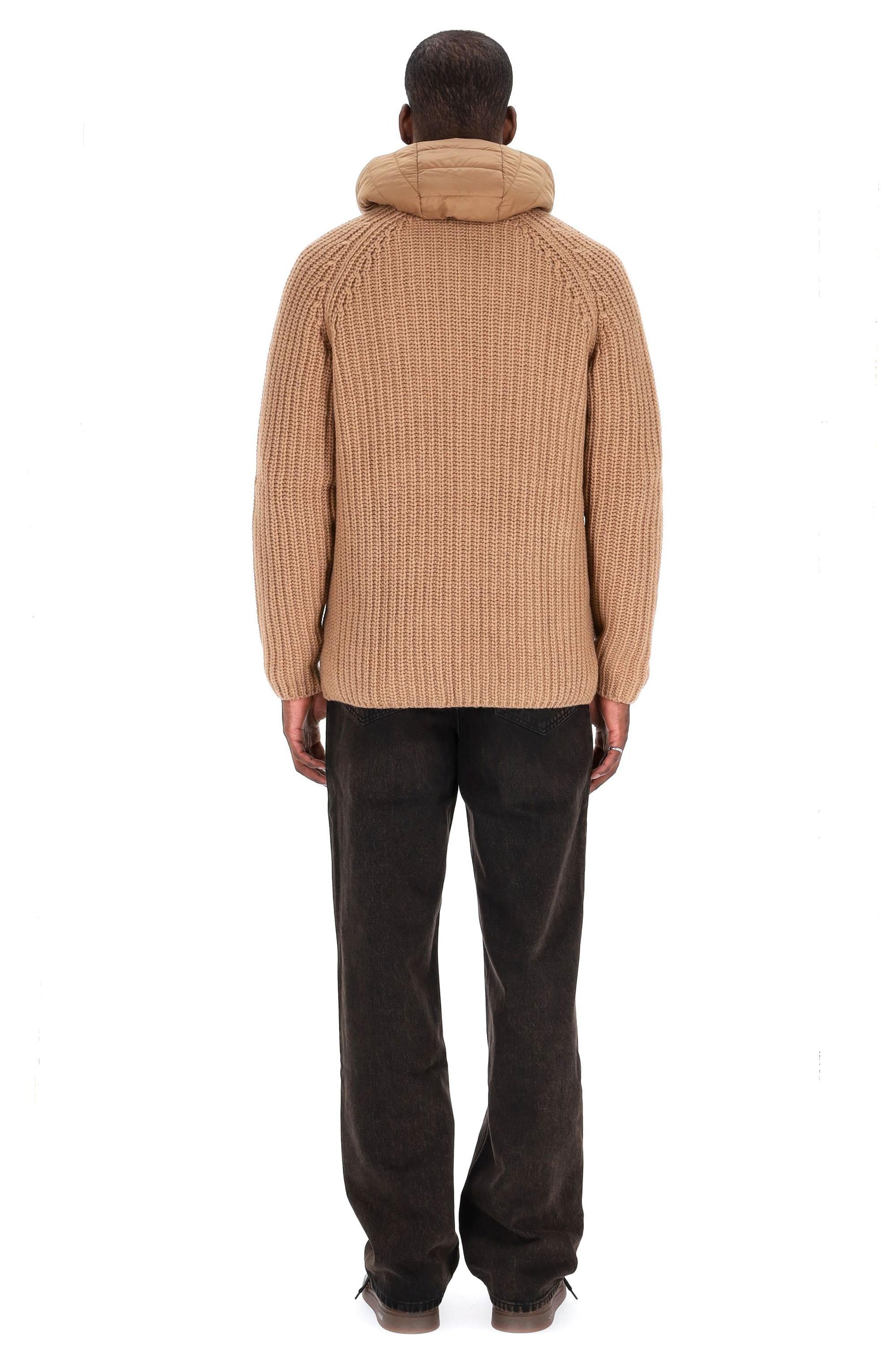 Herno Giubbotto in lana vergine punto pannocchia MC000150U-70016 2157 