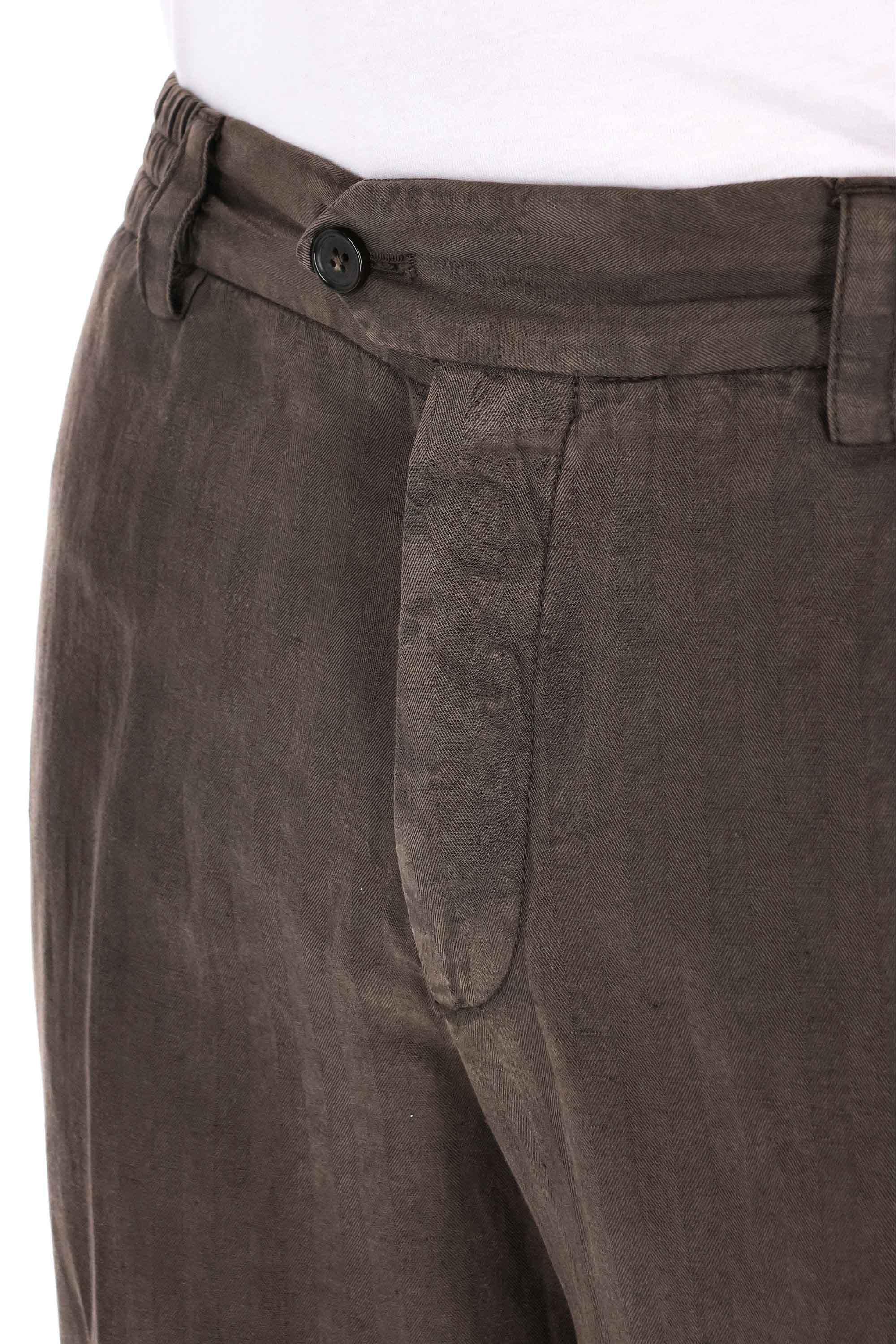 Pantalone a resca in lyocell-lino-cotone The Rebel fit RTRBB30REW SD61 Y177 PT Torino 