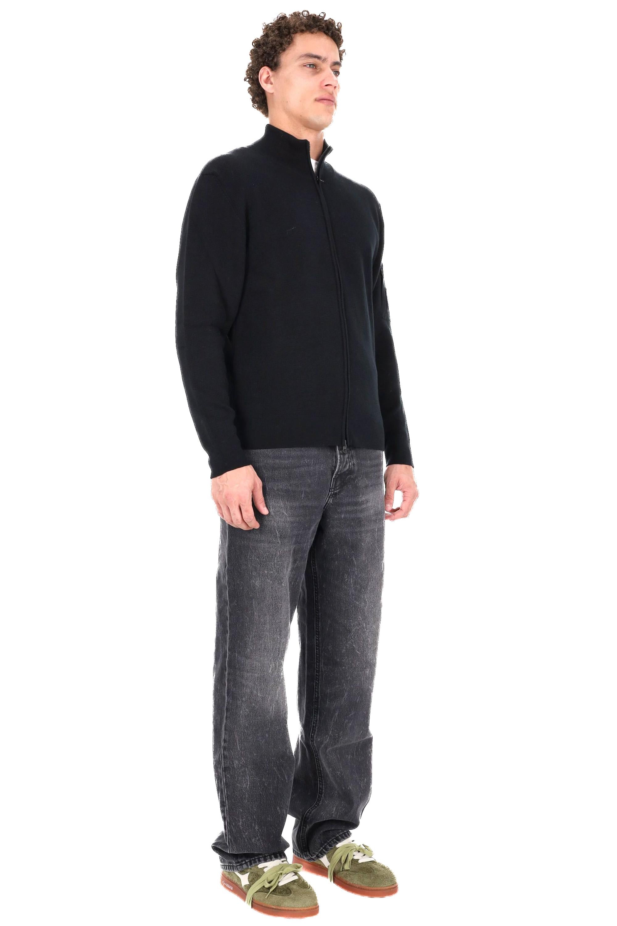 CP Company Cardigan full zip in lana re-wool MKN202A00-6595A 999 