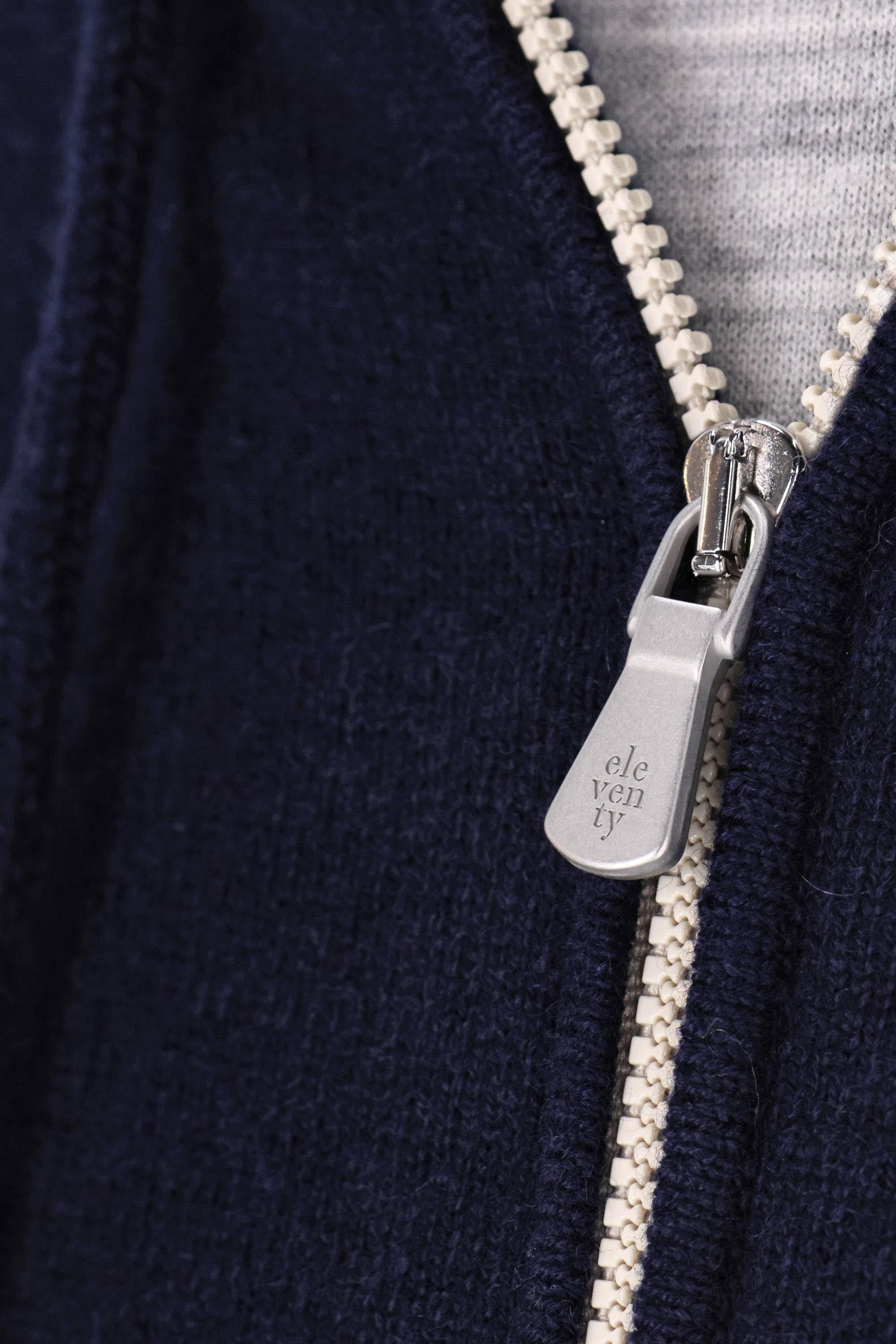 Eleventy Felpa full zip in puro cashmere X76MAGK33 MAG0K019 11-02 
